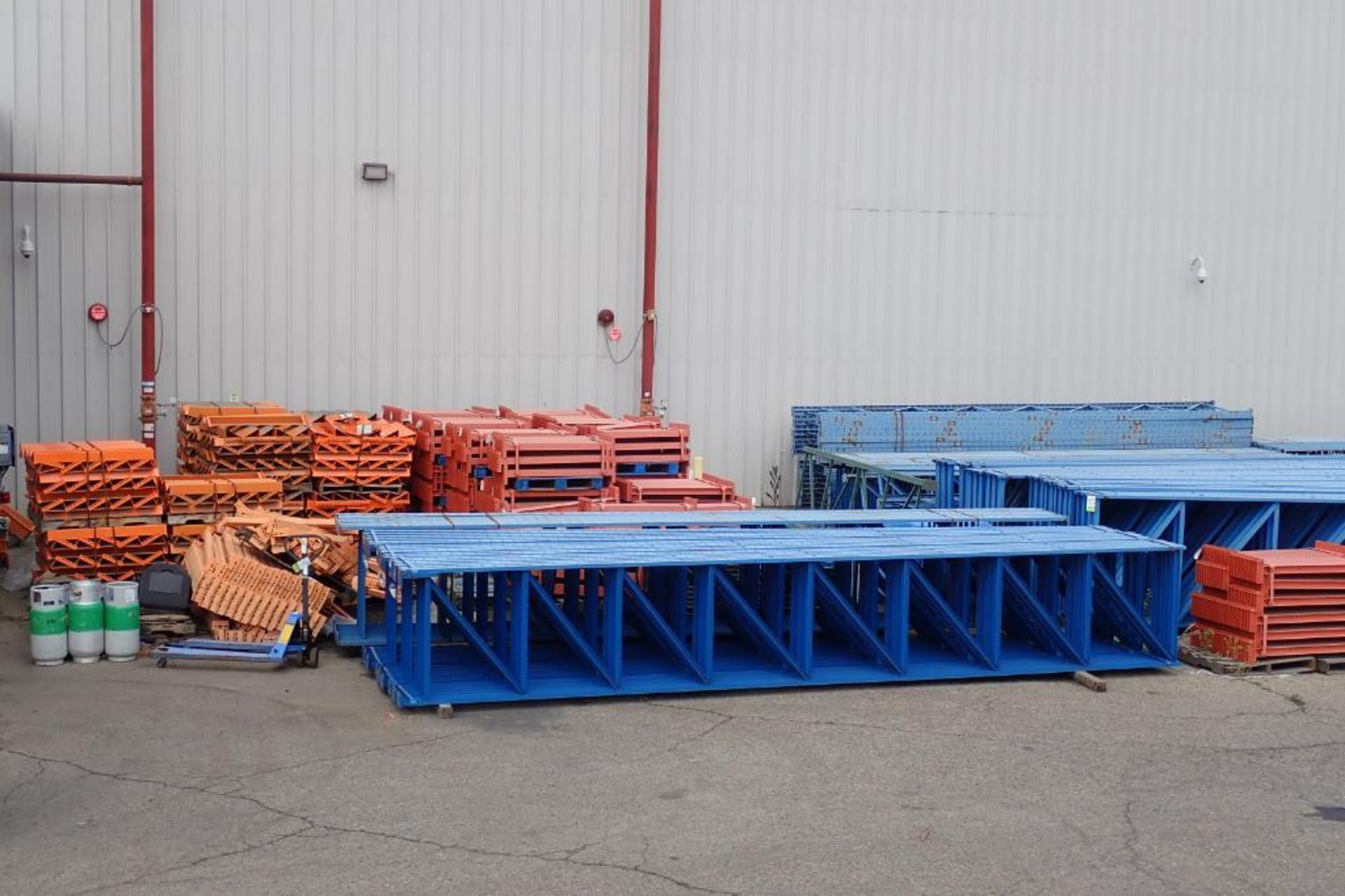 Bolt together heavy duty flow racking, approx.(200) 24 ft. tall x 44 in. wide uprights, 3 in. C-chan - Image 2 of 37