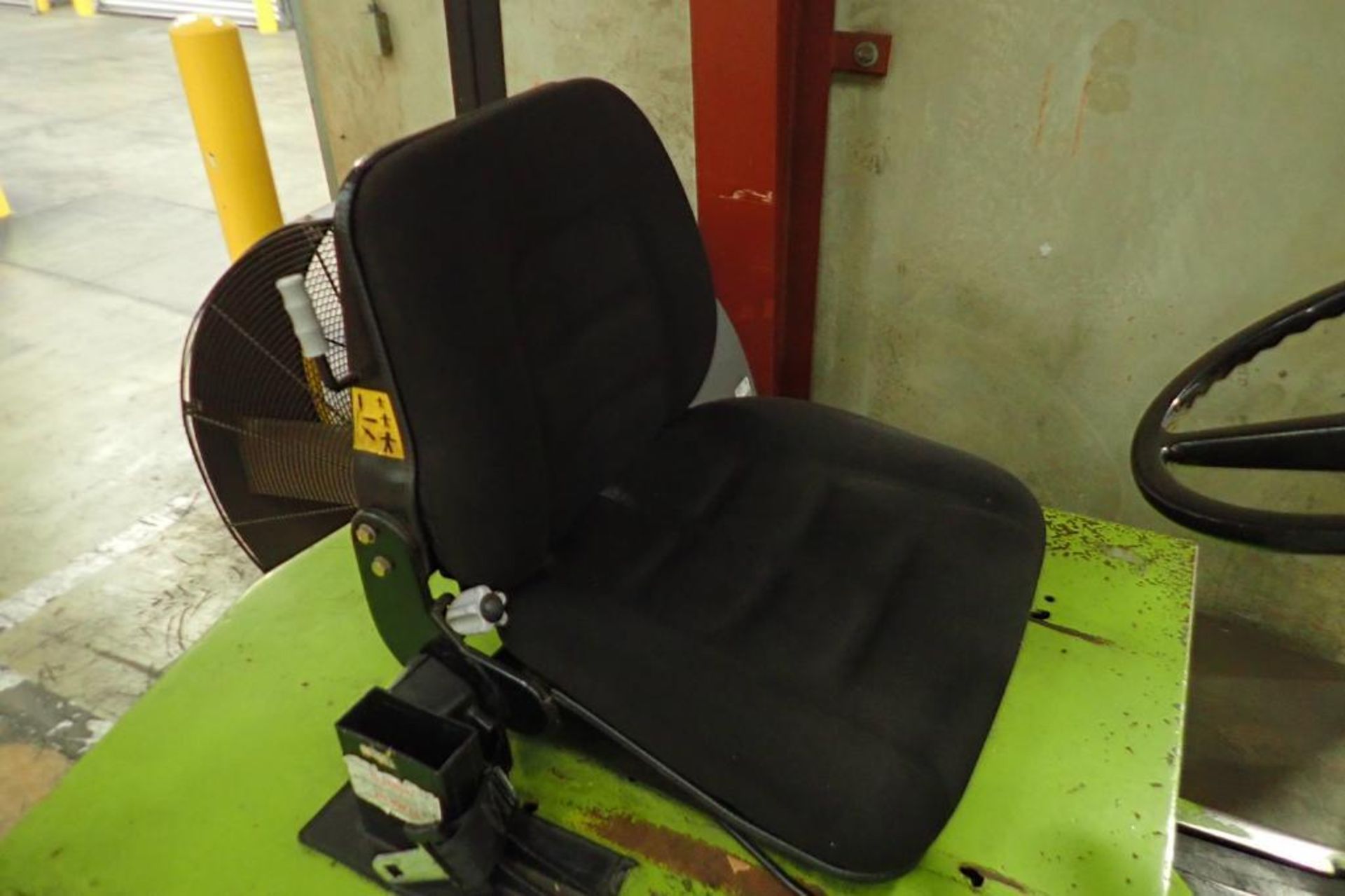 Clarke 36 volt electric lift truck, Model TM15, SN TM247-0846-8865FB, 2,625 lb., 128 in. Brudi slip - Image 6 of 11