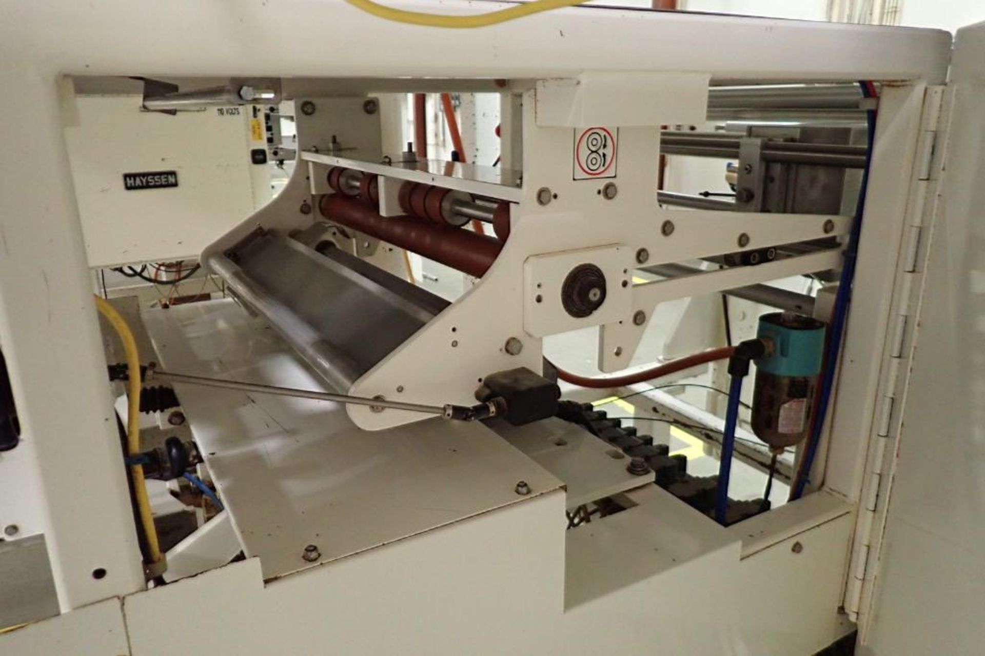 1999 Hayssen bagger, Model 12-16HR, SN: X17975, 12 in. jaw, 22 in. web, making 10 oz. bags. **Riggin - Image 13 of 16