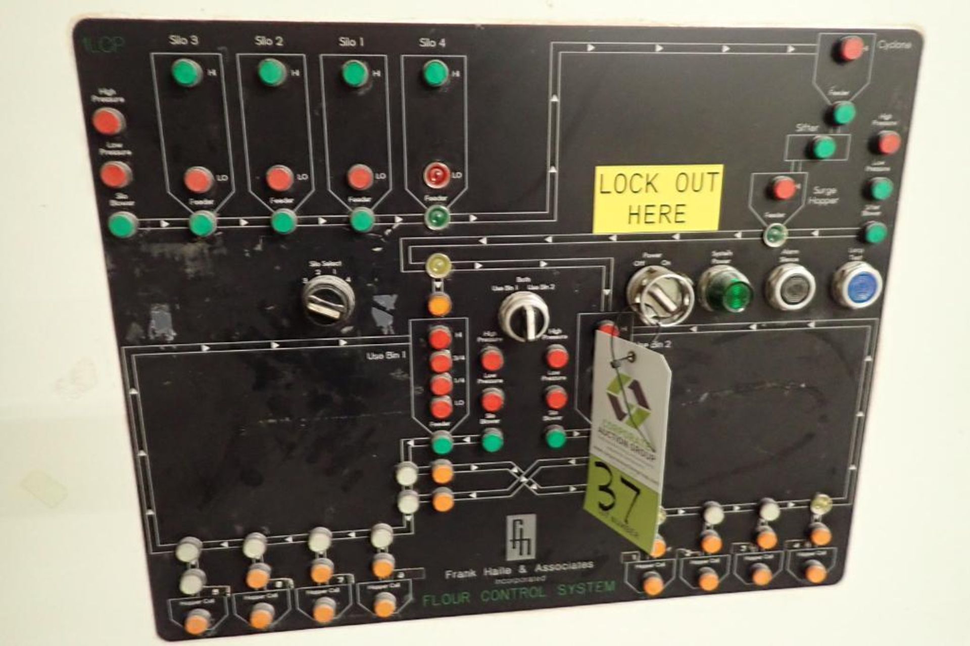 Mild Steel control panel for flour silos. **Rigging Fee: $400** - Image 3 of 8