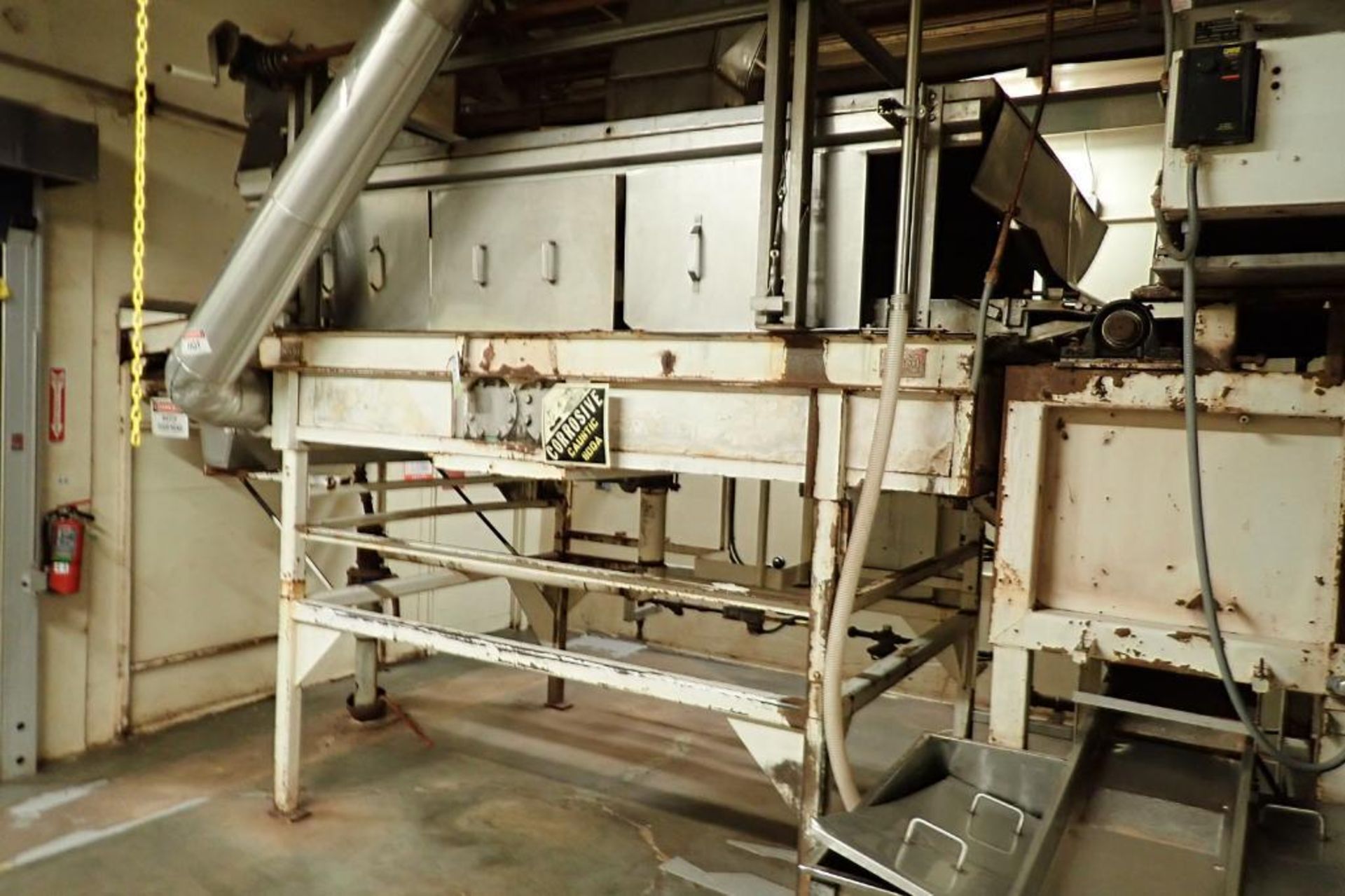 Wilcox soda bath wash system, mild frame, 10 ft. long x 58 in. wide. **Rigging Fee: $2000** - Image 6 of 9