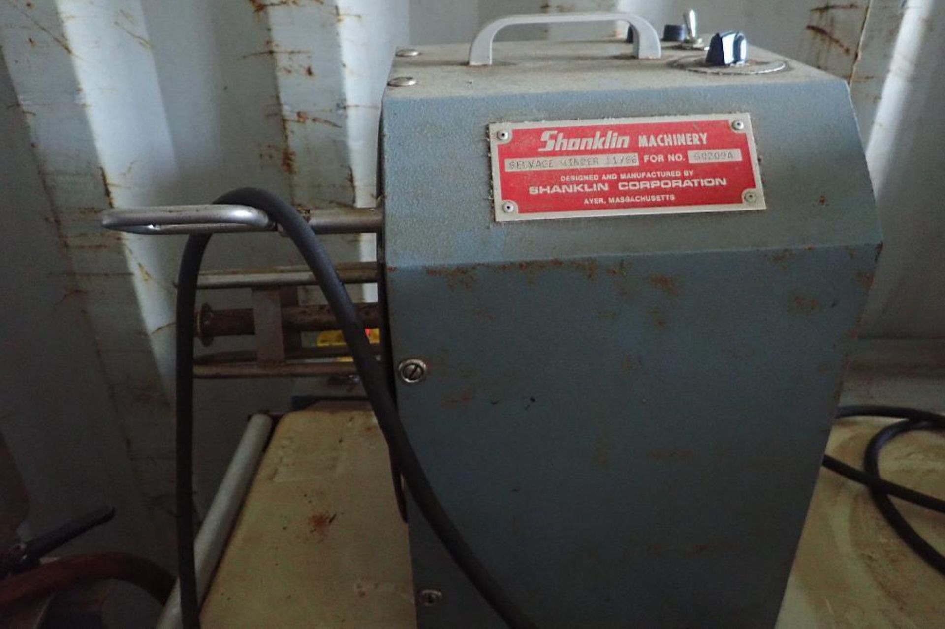 Shanklin L-bar sealer, right to left, with salvage winder.. **Rigging Fee: $250** - Image 6 of 6