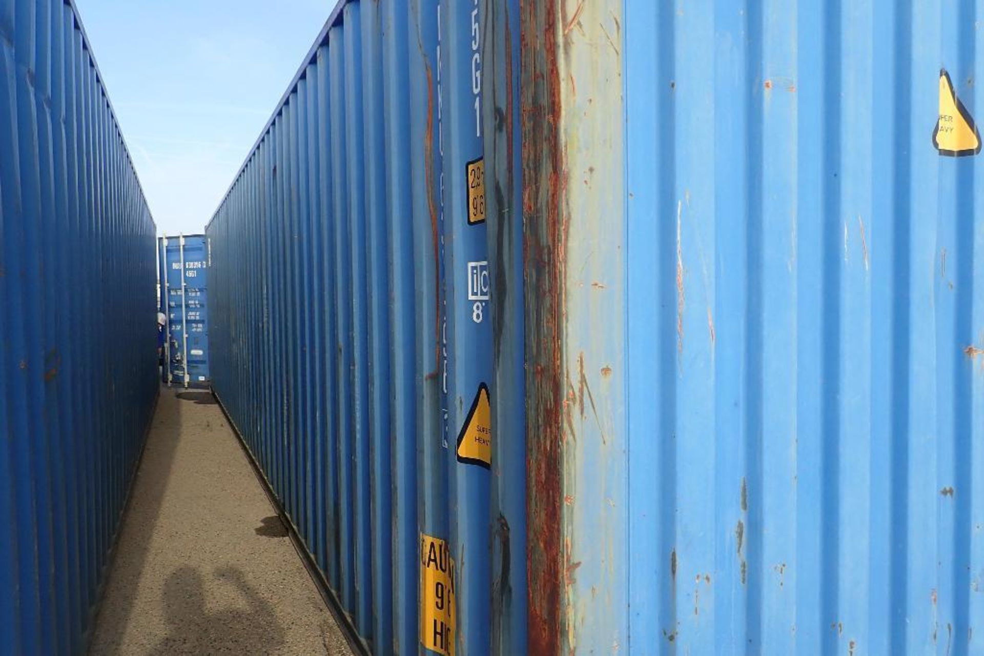 2005 CIMC shipping container, Type: 1AAA-153H45G1G, 40 ft. long x 92 in. wide x 102 in. tall. **Rigg - Image 3 of 6