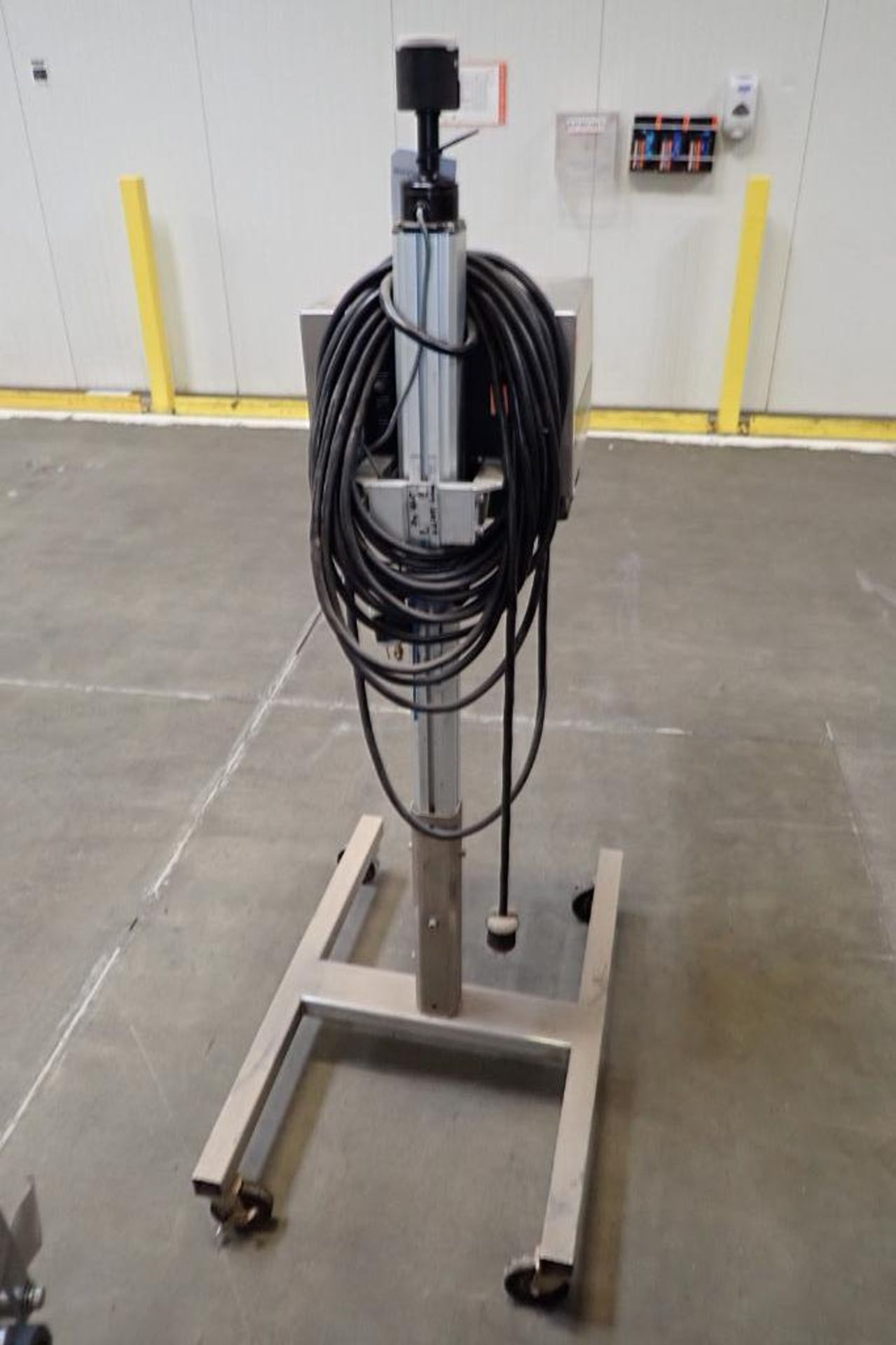 Enercon heat sealer, Model LM4481-12, SN C18354-01, on stand. **Rigging Fee: $50** - Image 4 of 6