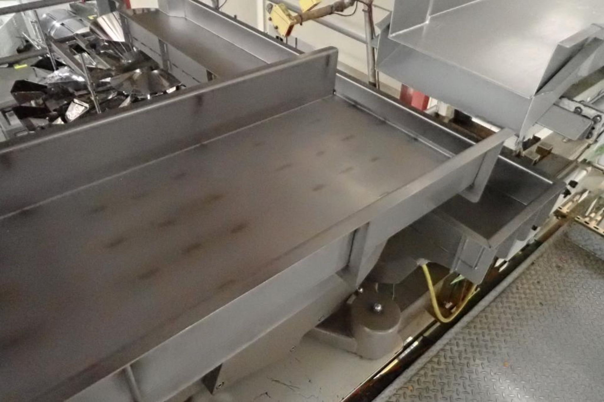 Allen vibratory conveyor, 78 in. long x 12 in. wide x 4 in. deep, SS trough. **Rigging Fee: $250** - Image 8 of 8