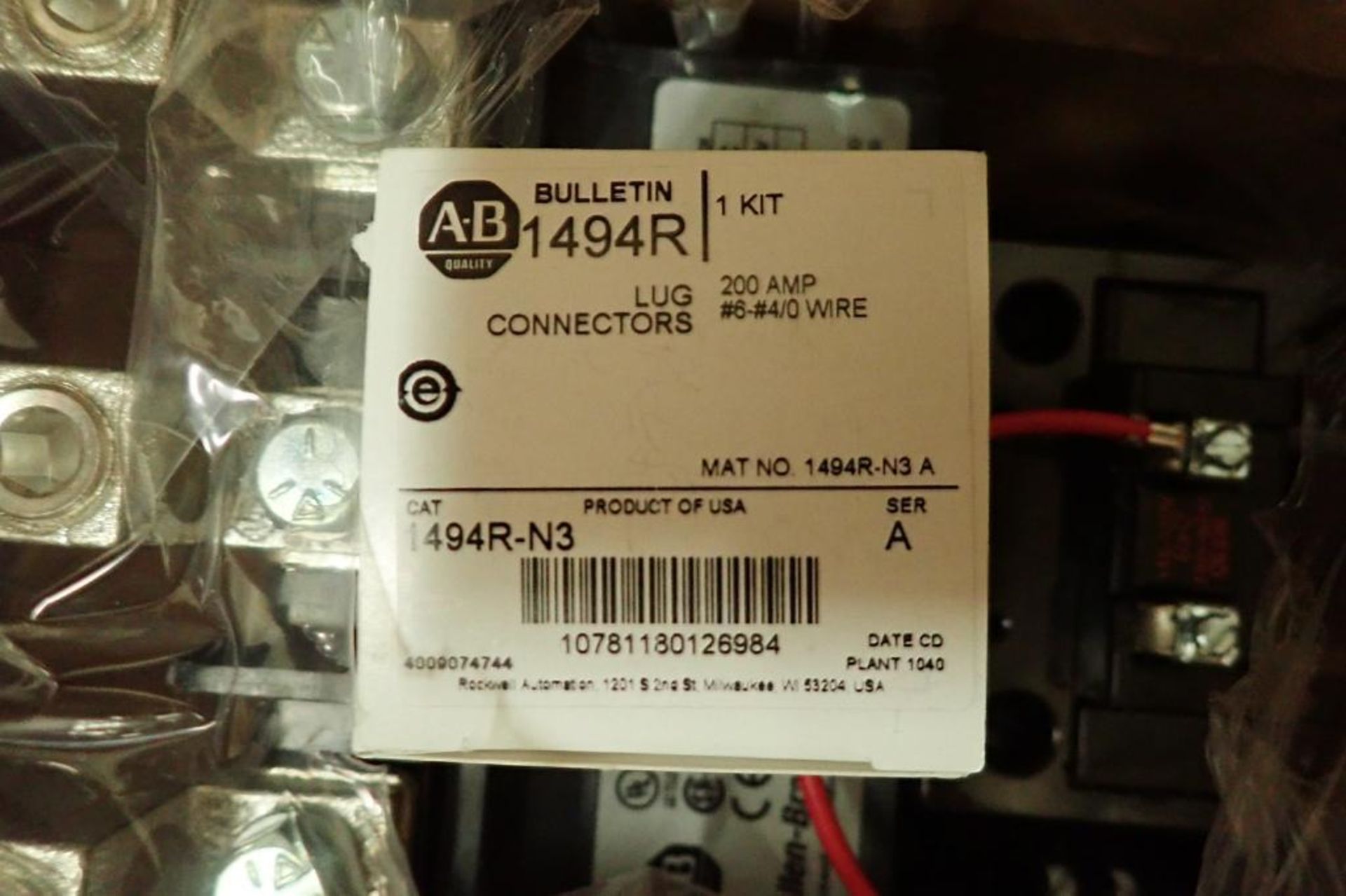 Unused Allen Bradley starter for mixer, 500 line modular. **Rigging Fee: $10** - Image 4 of 9