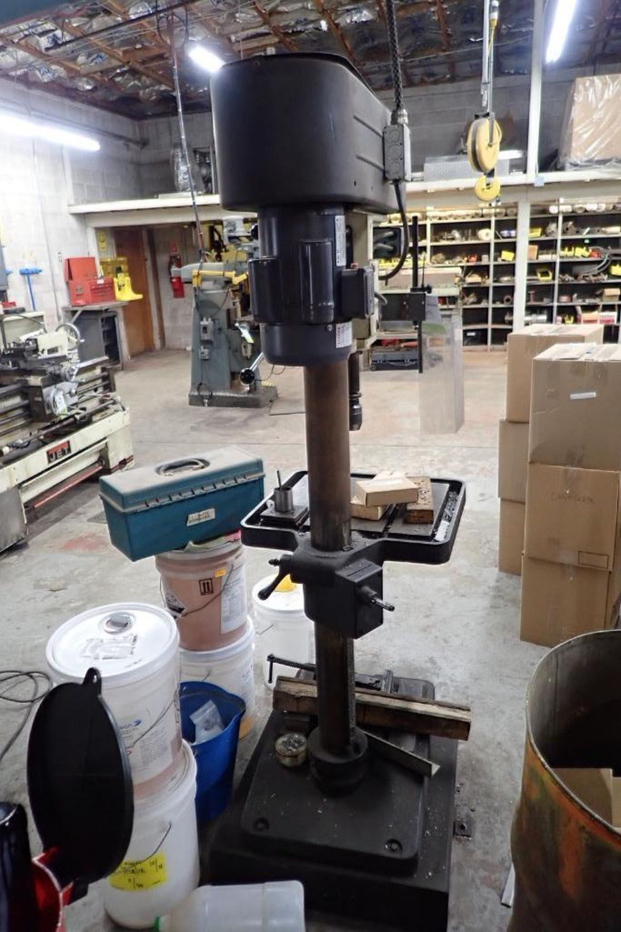 JET floor Model drill press, Model JDP-20VS-1, SN 0106100. **Rigging Fee: $100** - Image 7 of 8