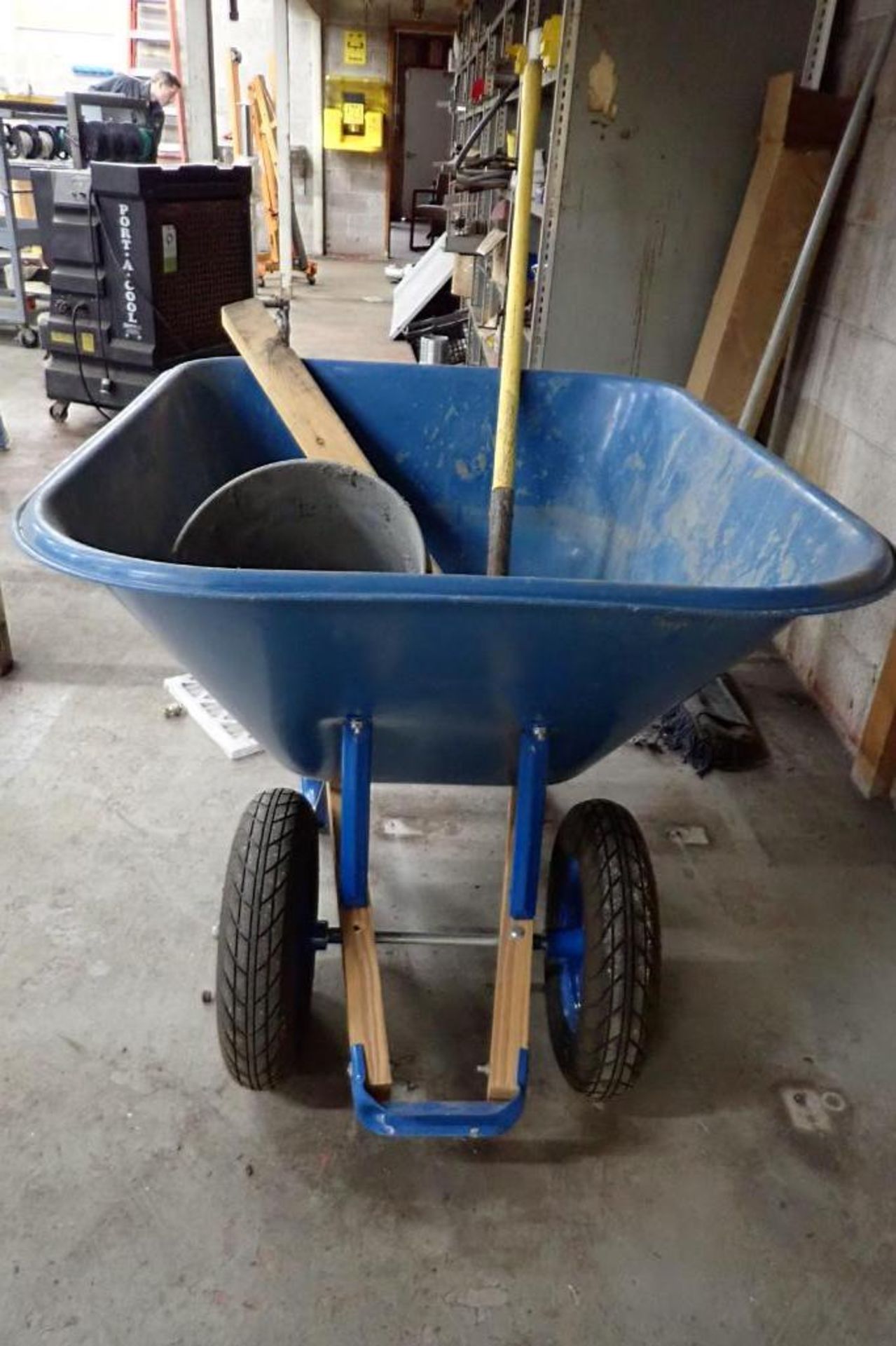 Wheel Barrow and shovel. **Rigging Fee: $50** - Image 2 of 4