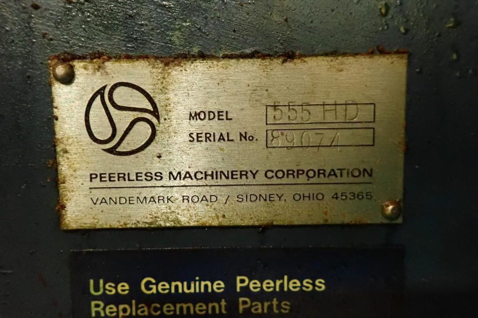 Peerless roller bar mixer, Model 555 HD, SN: 89074. **Rigging Fee: $1500** - Image 13 of 17