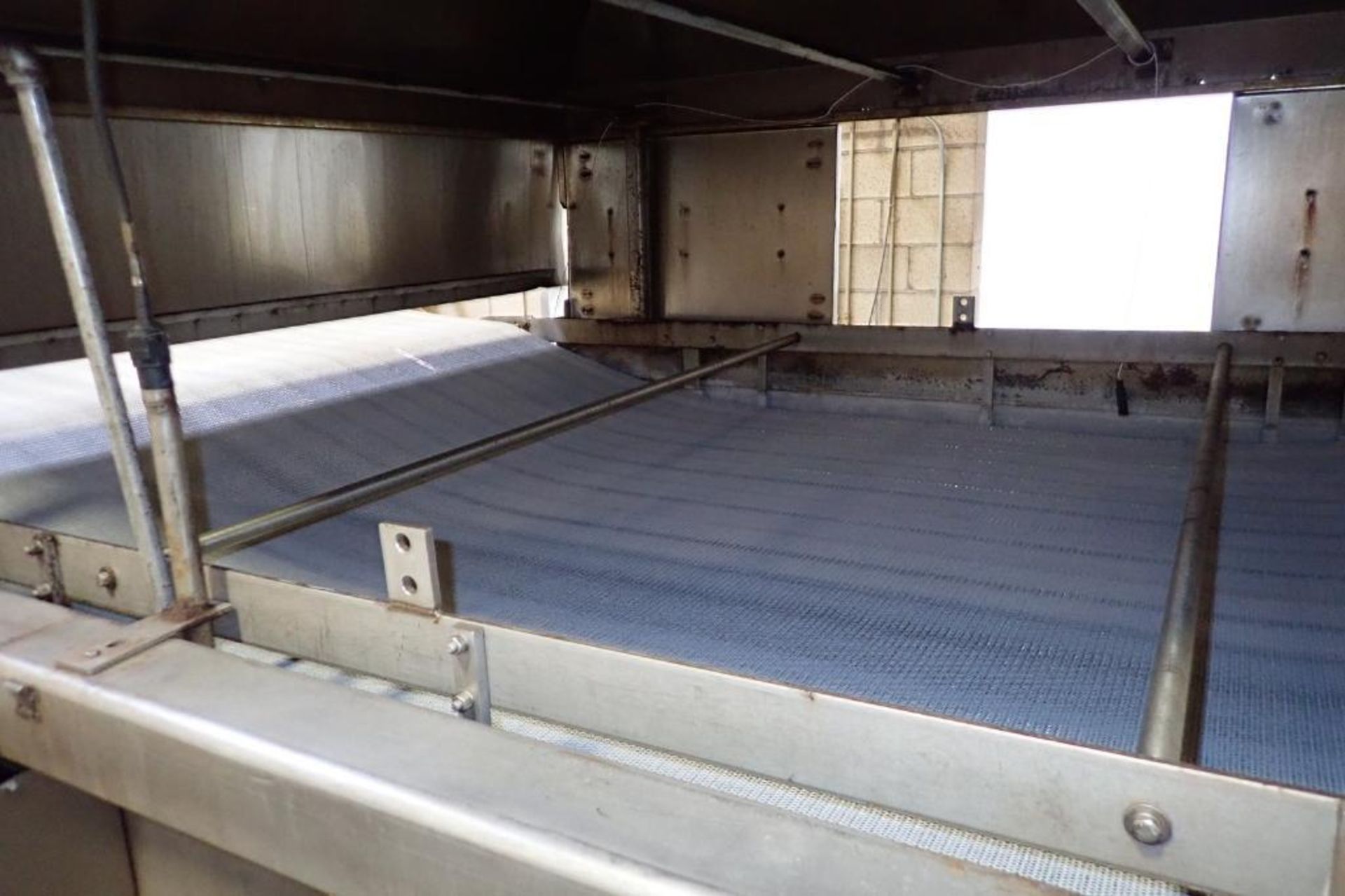 APV soda bath wash system, SS frame, 10 ft. long x 72 in. wide. **Rigging Fee: $1500** - Image 5 of 8