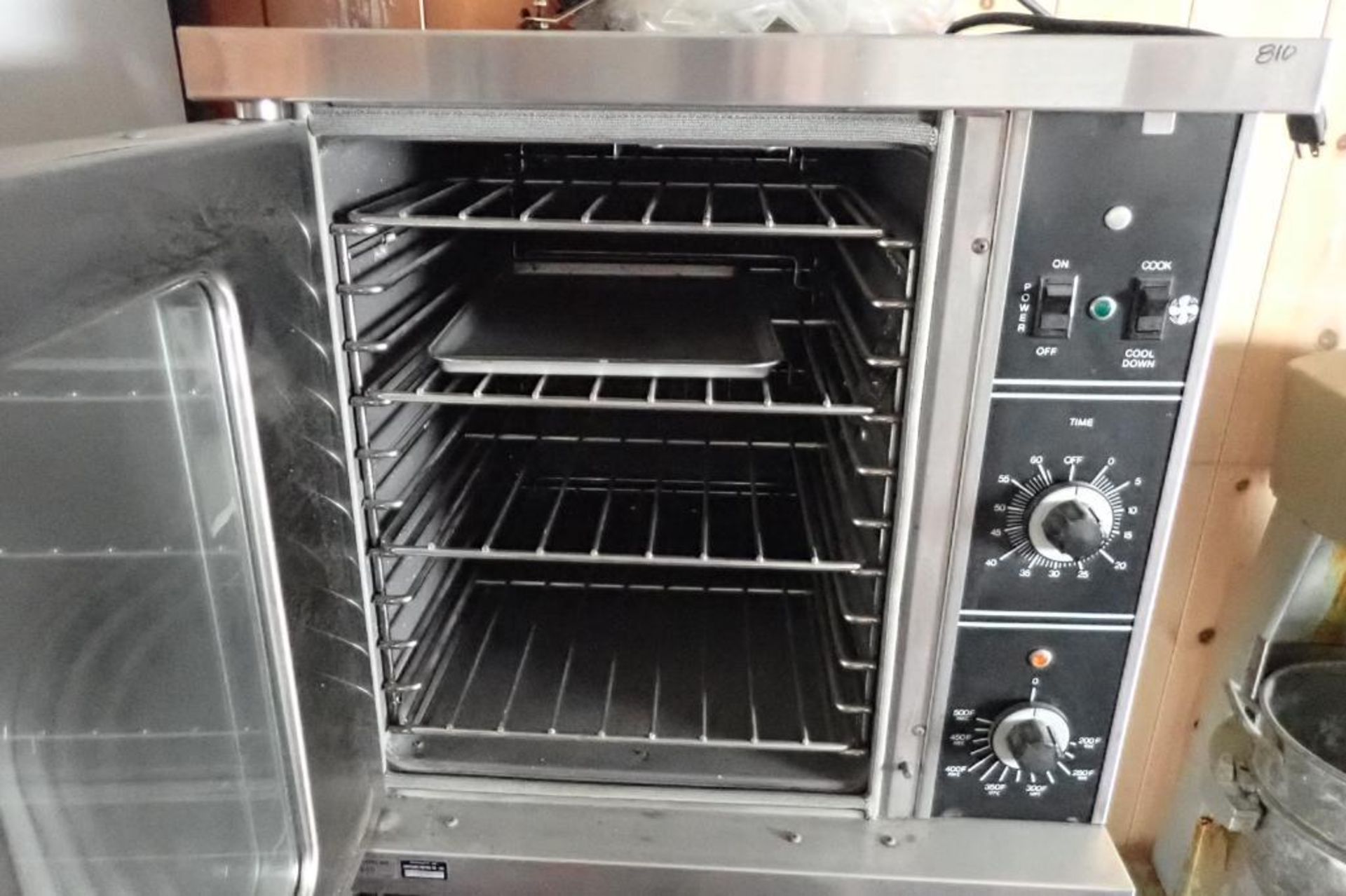 Garland SS single door oven, natural gas. **Rigging Fee: $250** - Image 6 of 10