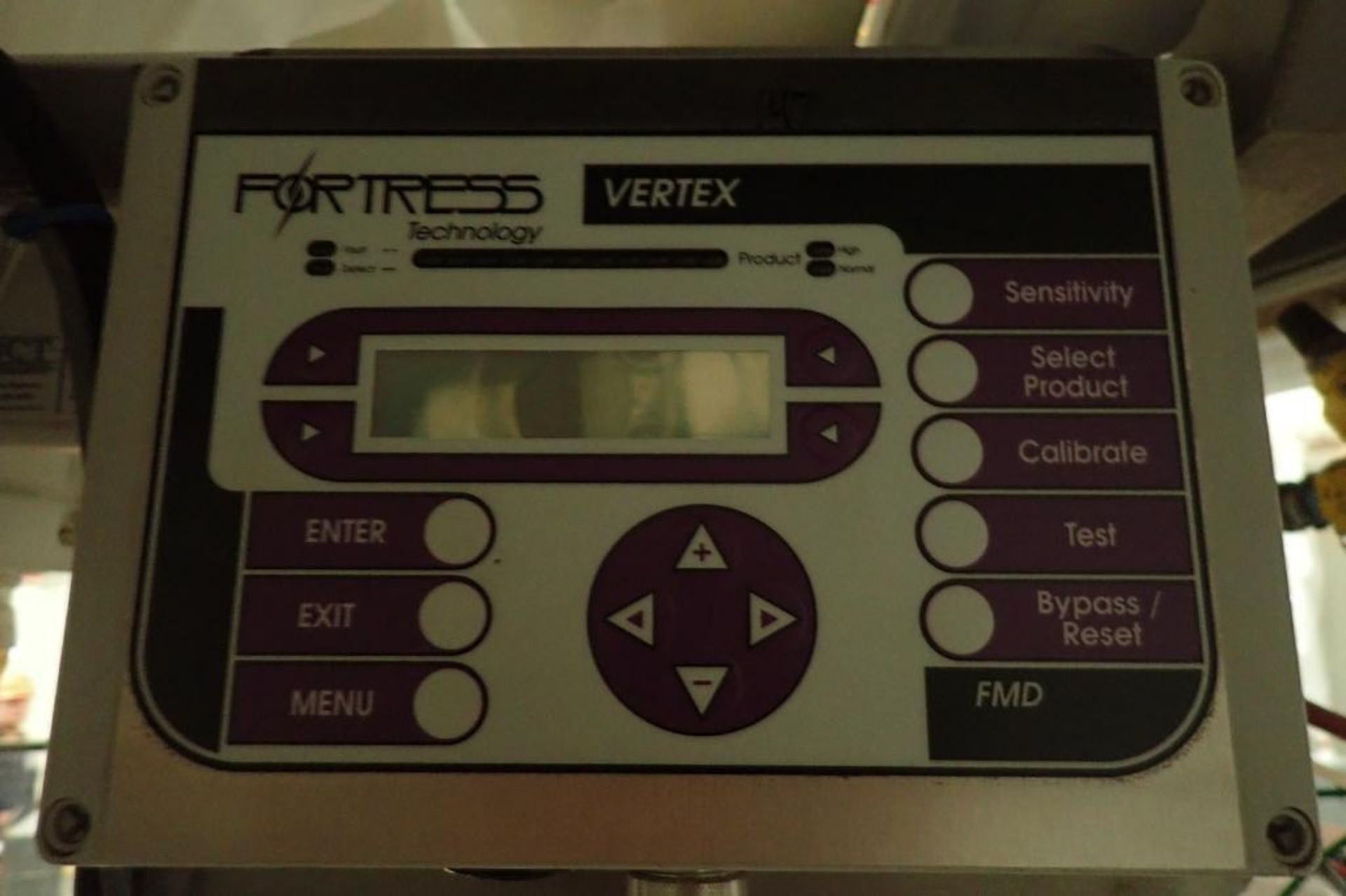 Fortress Vertex flow-through metal detector, SN L14225 6 in. dia aperture. **Rigging Fee: $75** - Image 3 of 4