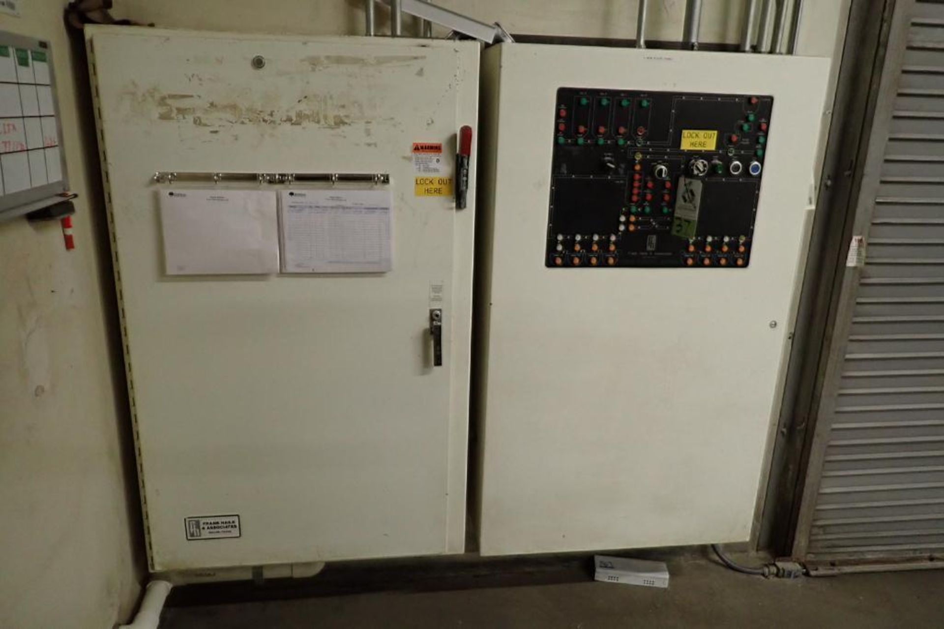 Mild Steel control panel for flour silos. **Rigging Fee: $400**