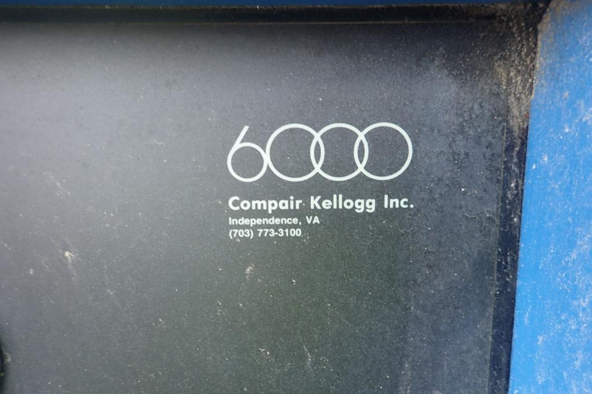 CompAir Kellogg 6000 air compressor, type 6100 C5H, SN V9F61271/5E, 33,000 hours. **Rigging Fee: $15 - Image 4 of 7