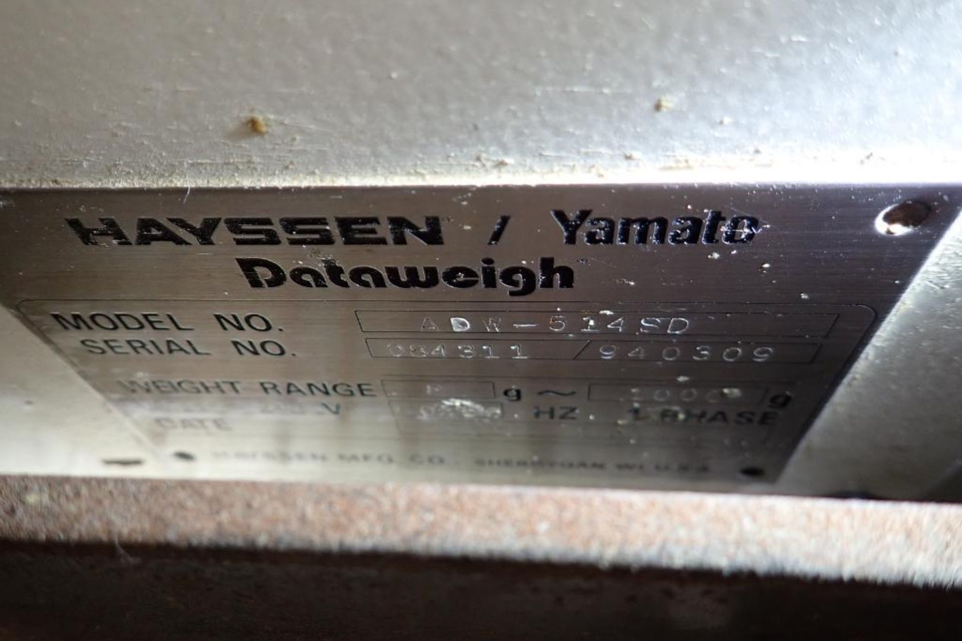 Yamato 14-head scale, Model ADW-514CD, SN 084311/940309, 8 - 1000 gram capacity. **Rigging Fee: $400 - Image 10 of 10