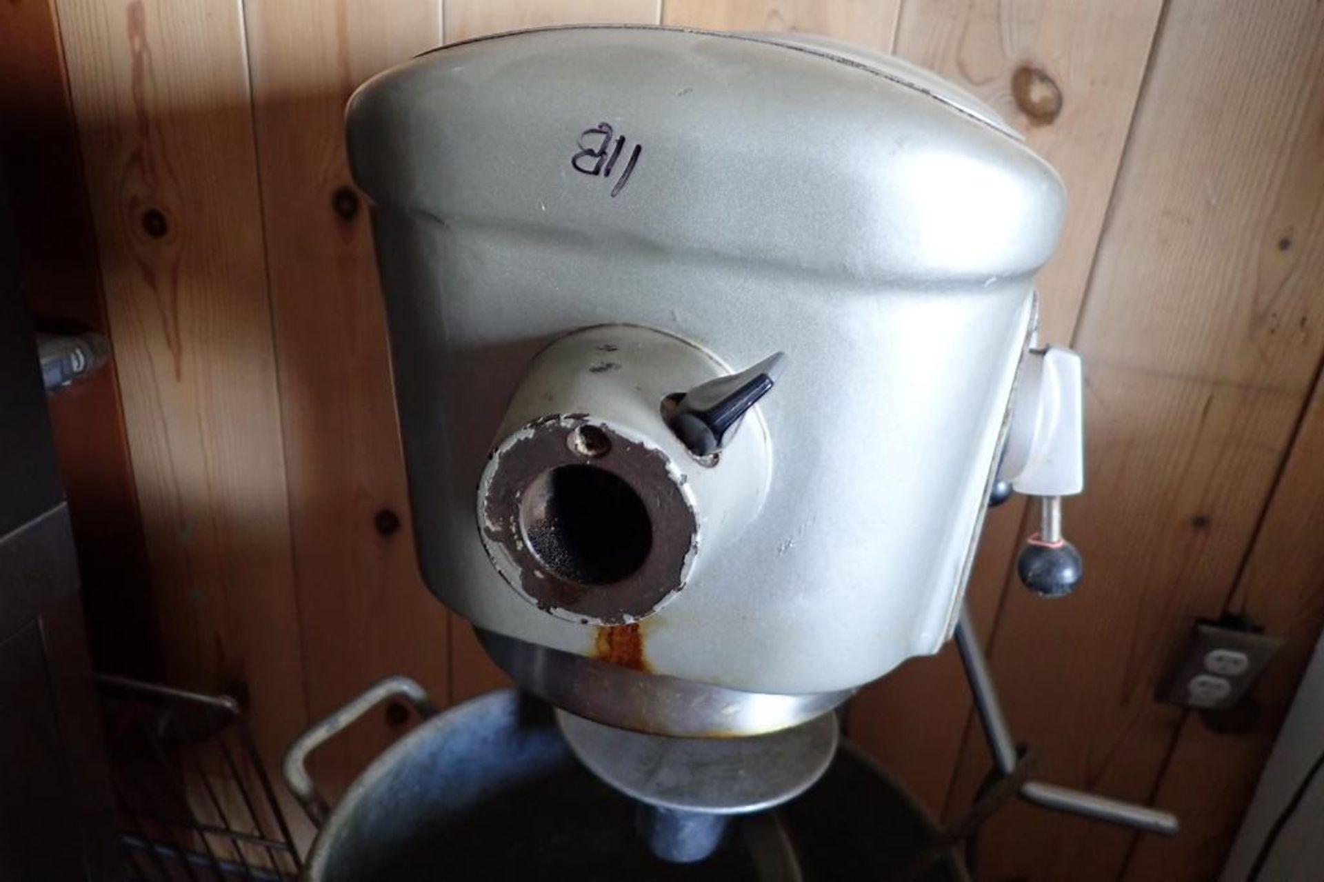 Hobart table top mixer, Model D300, SN 11-314-447, with bowl, whip and hook, on stand. **Rigging Fee - Image 5 of 7