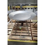 SS rotating accumulating table, 44 in dia., with drive. **Rigging Fee: $75**