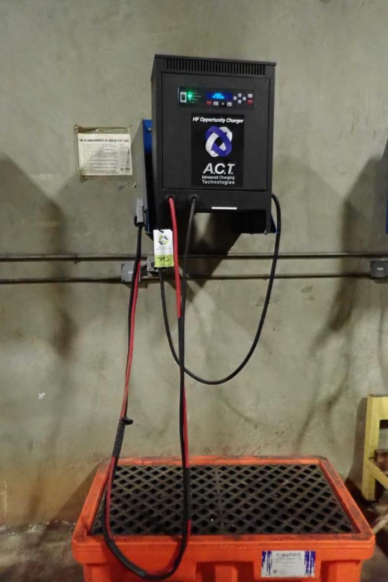 ACT 36 volt battery charger, Model P36-1009-R25, SN 3110403JC, 480V. **Rigging Fee: $75** - Image 2 of 5