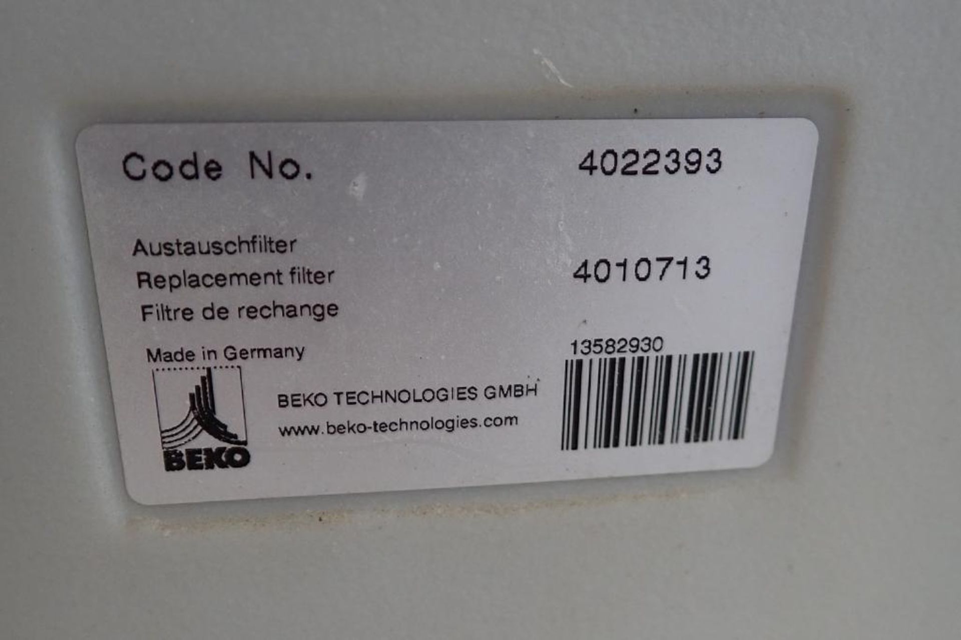 Beko Qwik-Pure 200 water separator. **Rigging Fee: $150** - Bild 4 aus 4