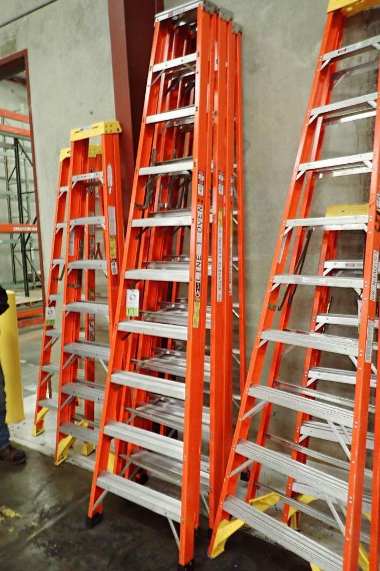 Werner 10 ft. step ladder. **Rigging Fee: $10** - Image 2 of 3