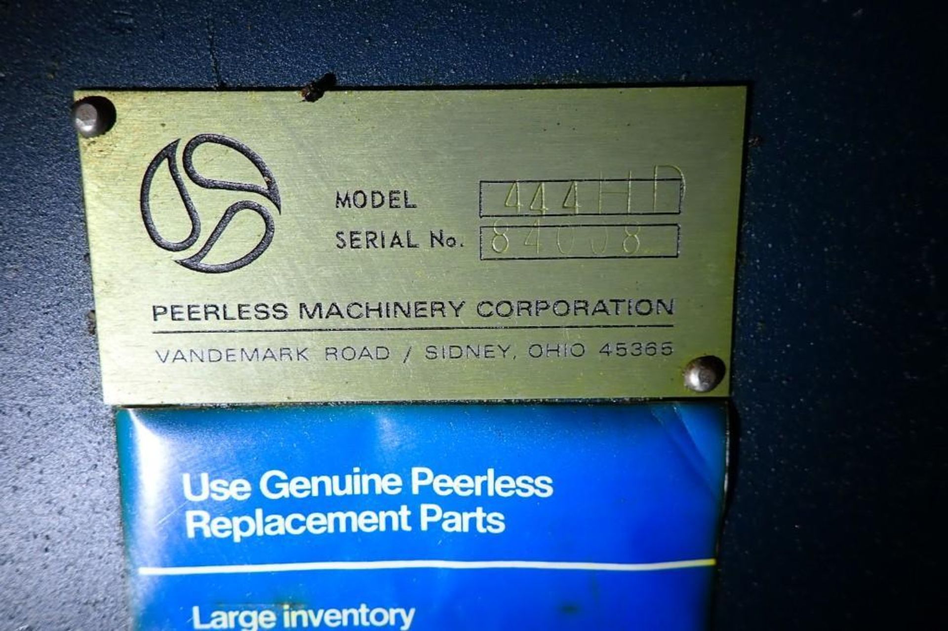 Peerless roller bar mixer, Model 444 HD, SN: 84008. **Rigging Fee: $1500** - Image 16 of 18