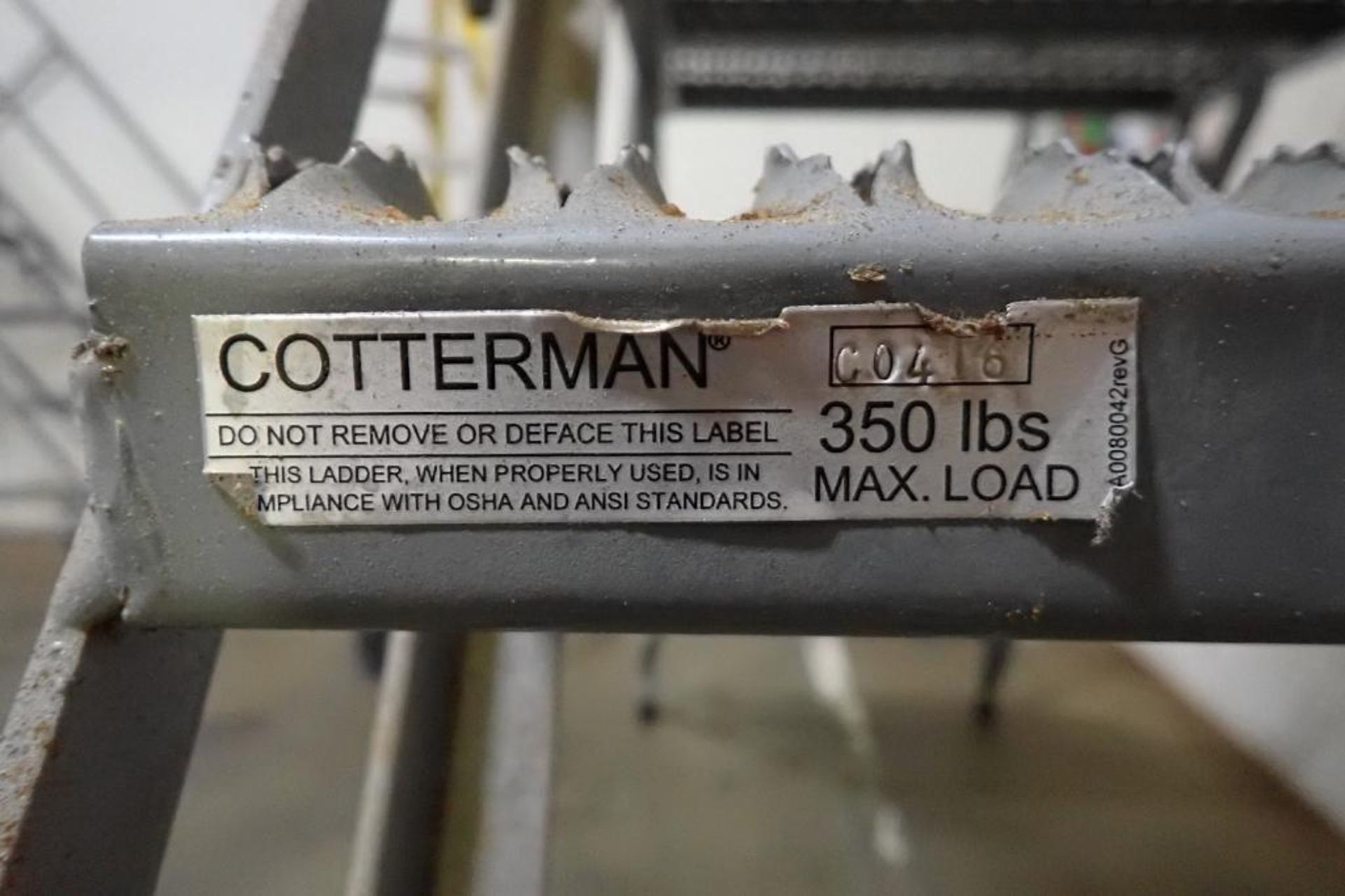 Cotterman 3-Step crossover, 21 in. wide x 39 in. high clearance. **Rigging Fee: $75** - Image 3 of 3