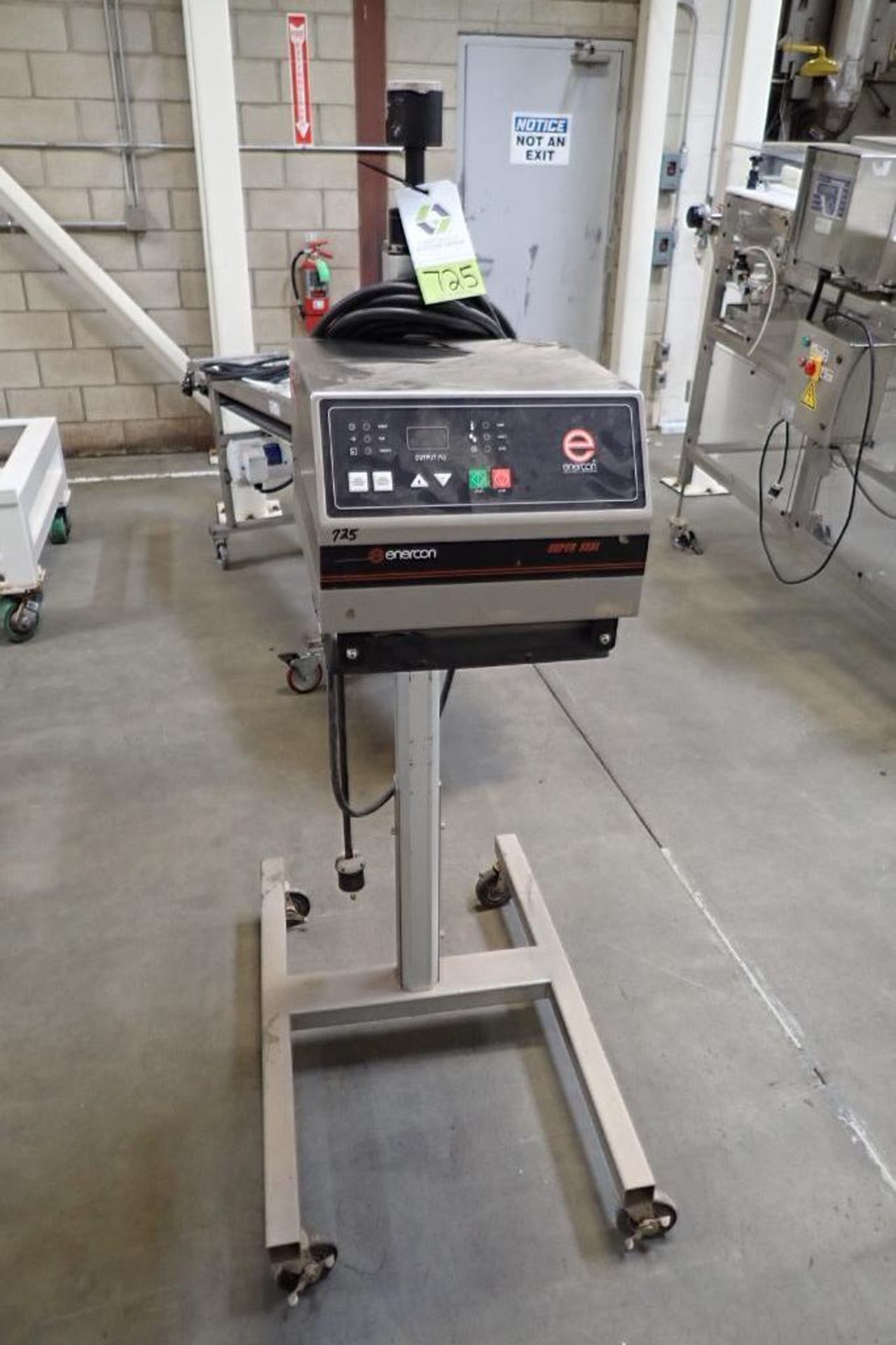 Enercon heat sealer, Model LM4481-12, SN C18354-01, on stand. **Rigging Fee: $50**