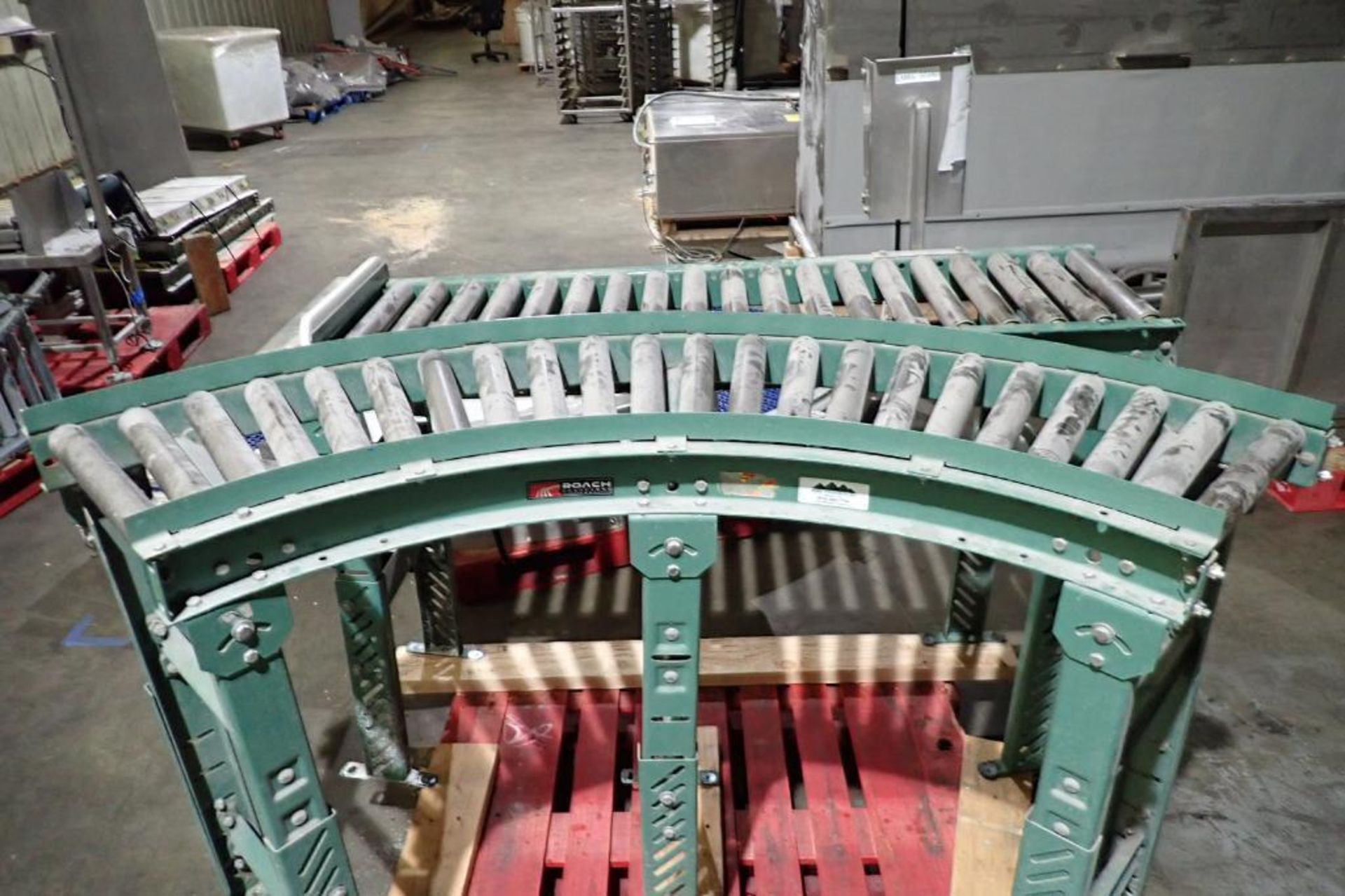 Roach mild steel gravity roller conveyor. (Located in Lodi, CA) - Image 6 of 14