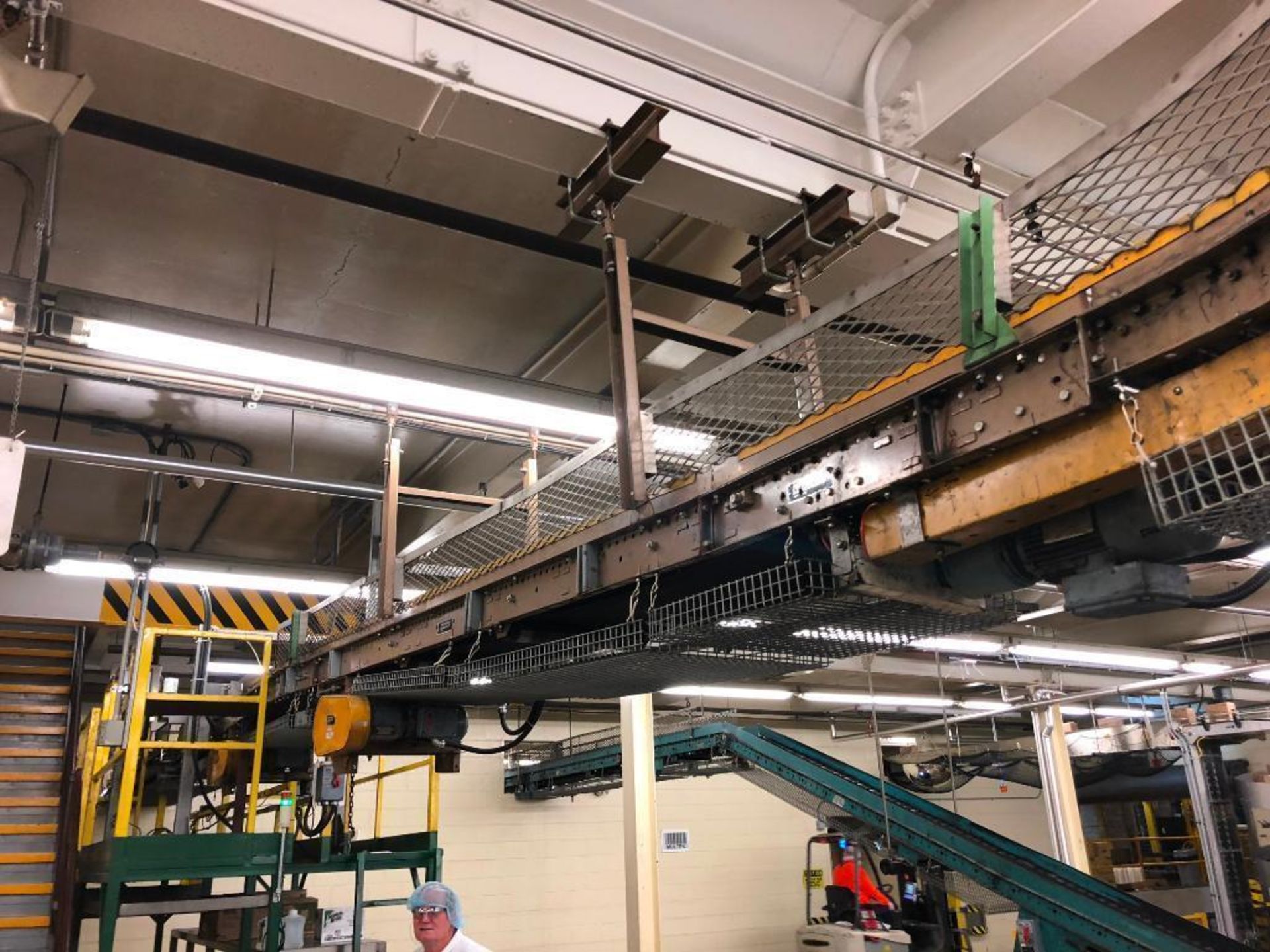 Mathews mild steel over head full case conveyor. (Located in Winona, ON Canada) - Image 12 of 18