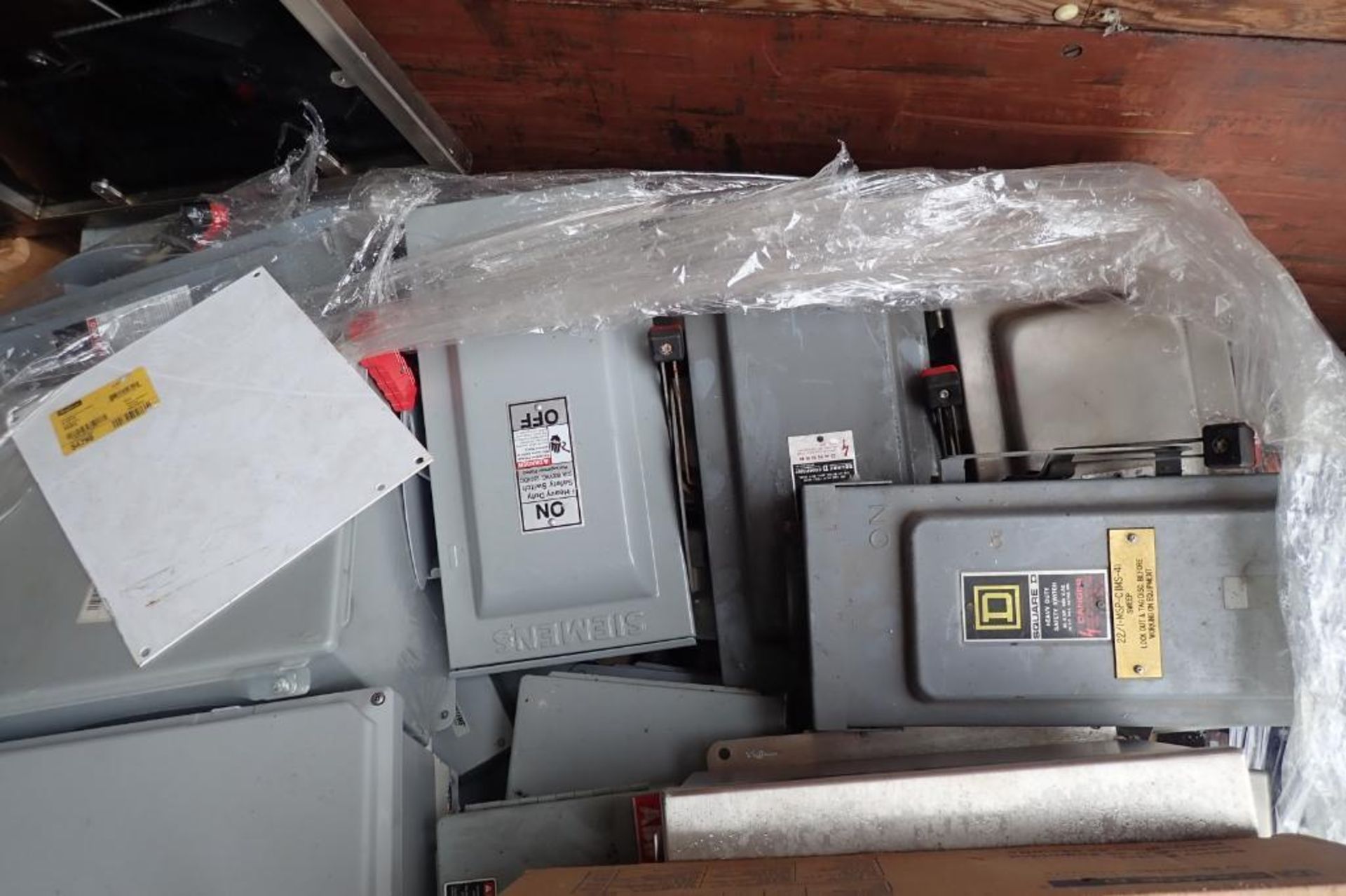 Lot of assorted electric parts, HD switches, control panels. (Located in Kenosha, WI) - Image 4 of 10