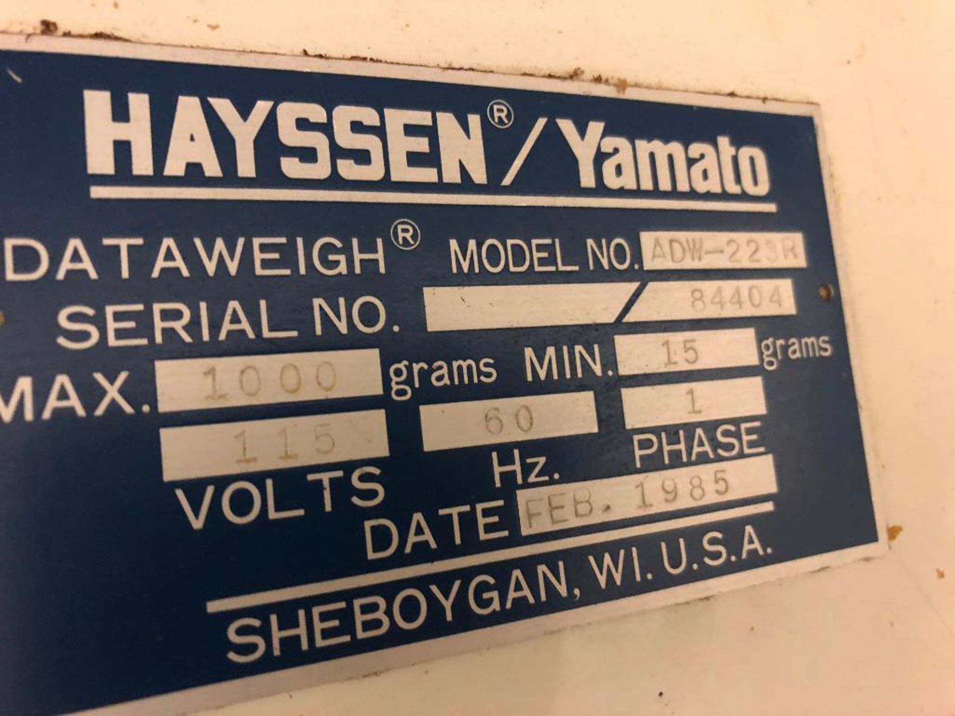 1985 Hayssen 12 bucket scale. (Located in Lancaster, PA) - Image 22 of 24