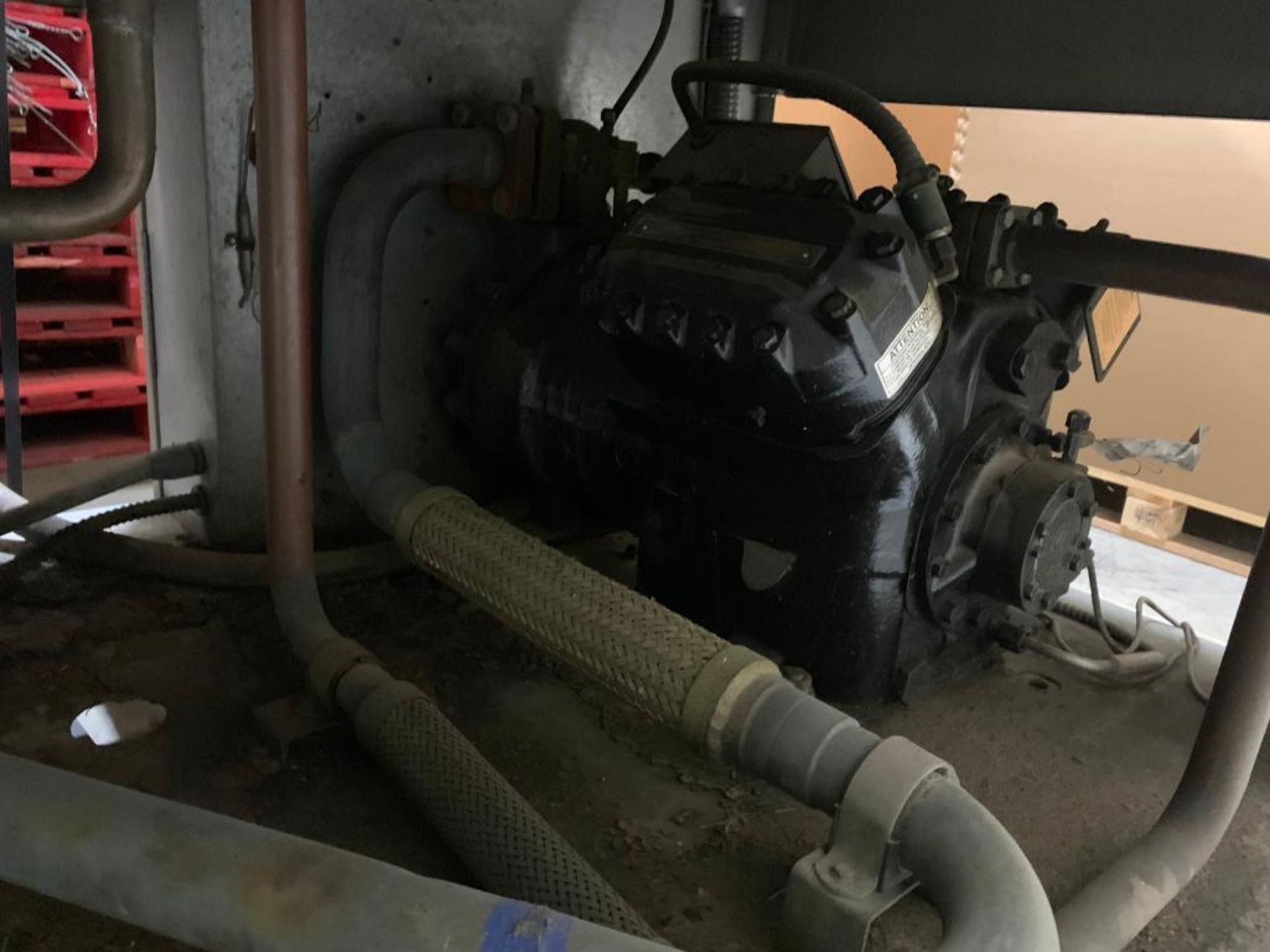 Bohn Heatcraft freon compressor w/ 2-fan condenser. (Located in Stockton, CA) - Image 9 of 34