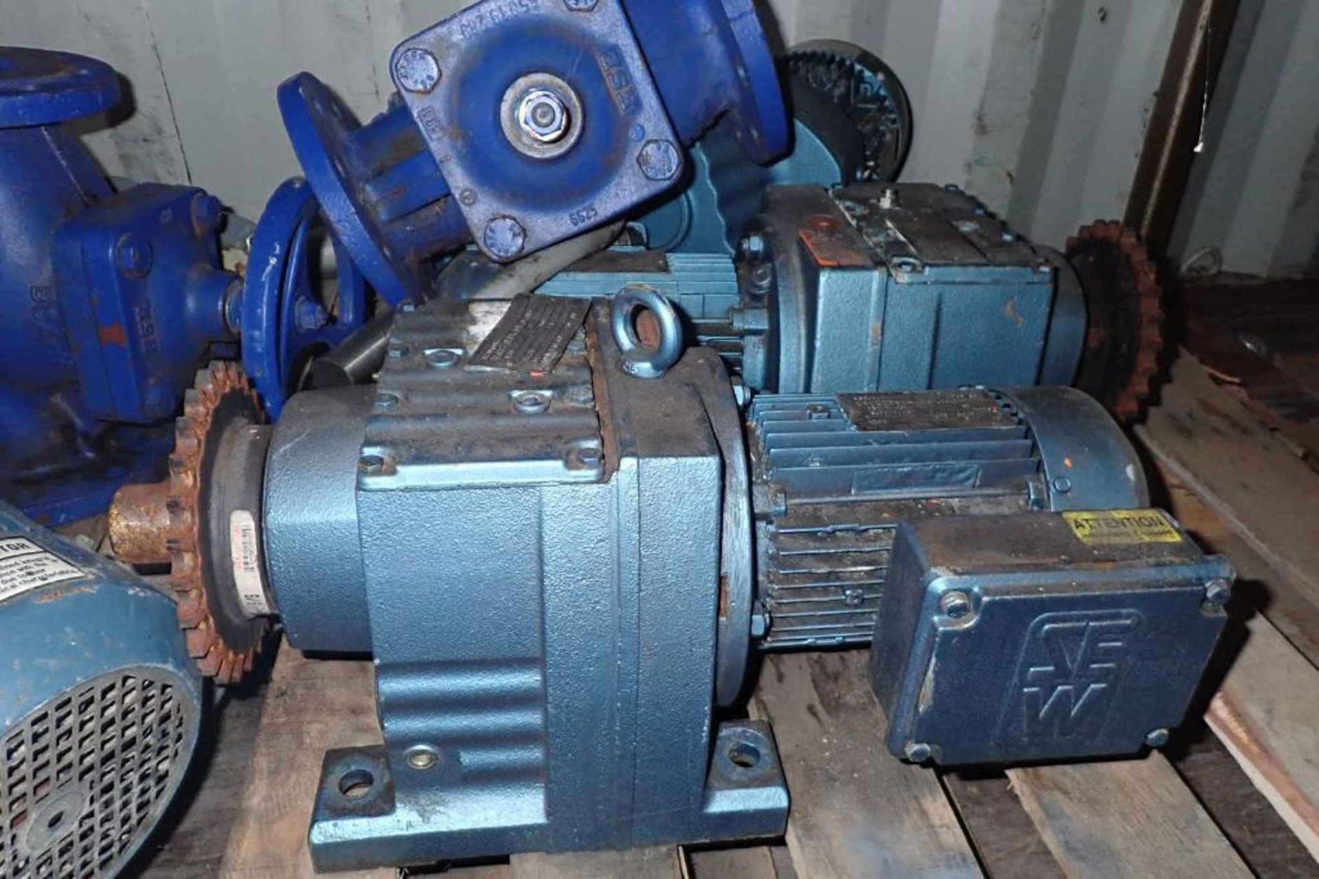 Assorted motors, gearboxes, valves. (Located in Kenosha, WI) - Image 5 of 14