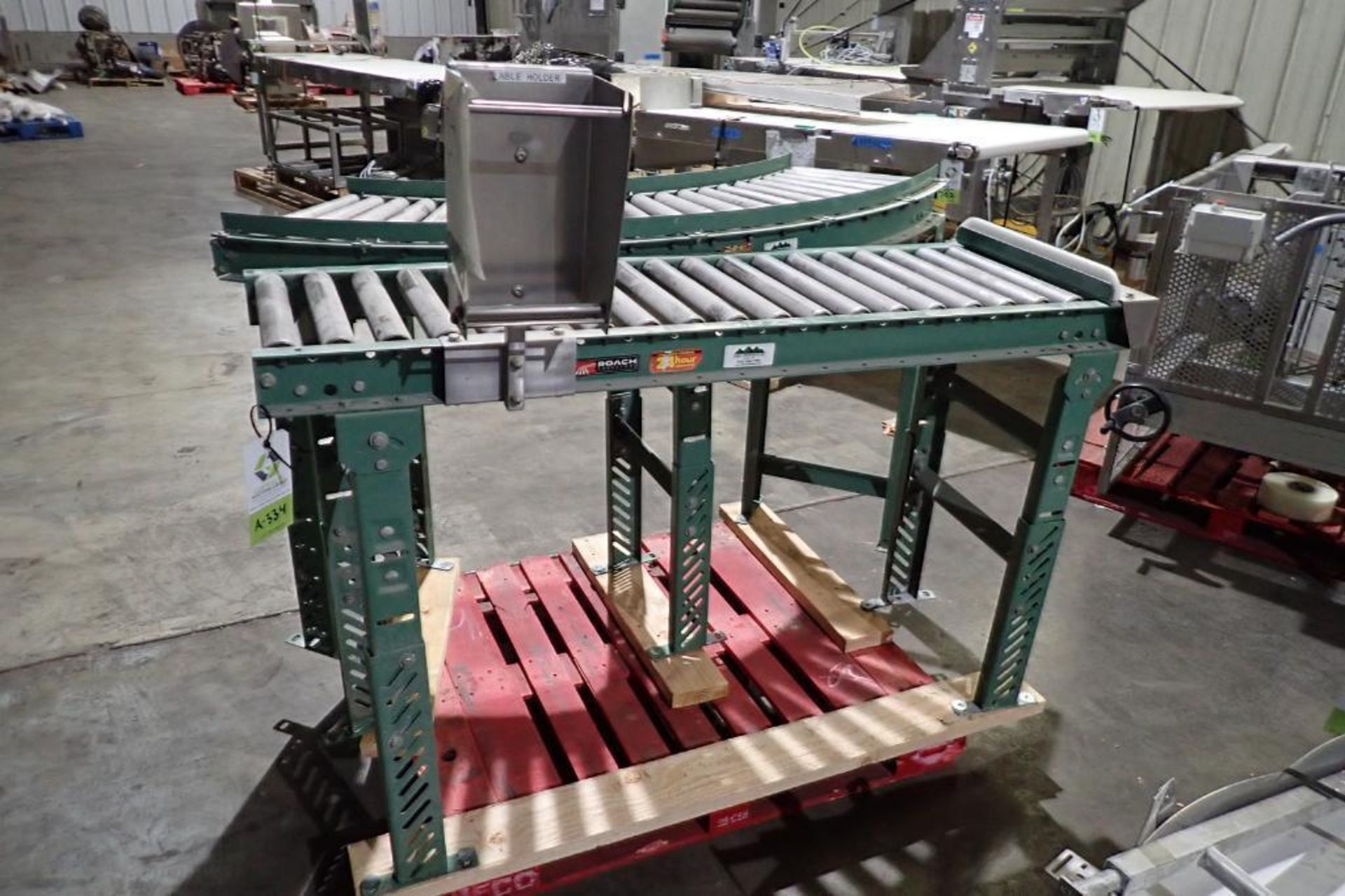 Roach mild steel gravity roller conveyor. (Located in Lodi, CA) - Image 12 of 14