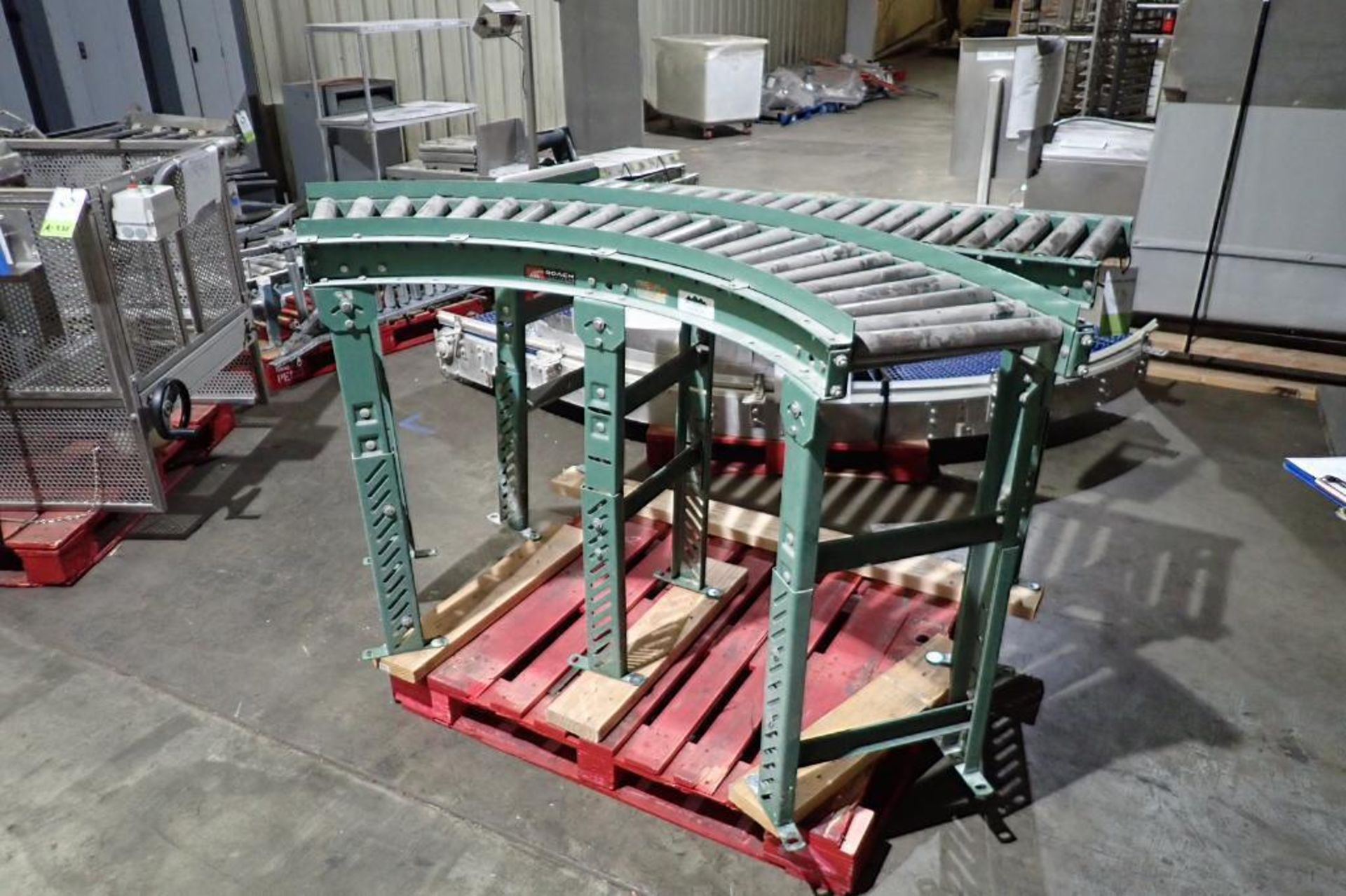 Roach mild steel gravity roller conveyor. (Located in Lodi, CA) - Image 4 of 14