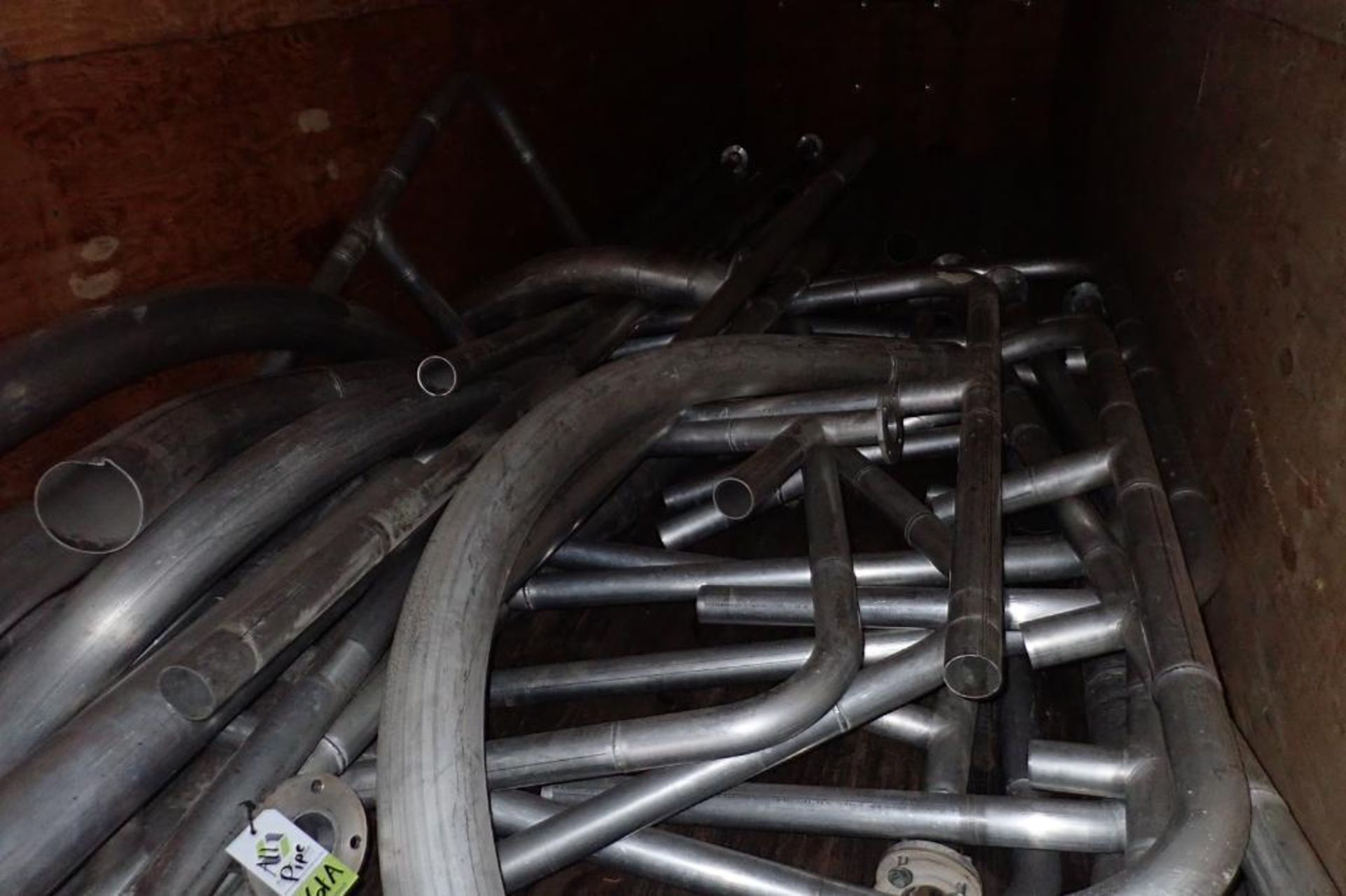 Lot of assorted SS piping, various sizes and lengths. (Located in Kenosha, WI) - Image 5 of 14