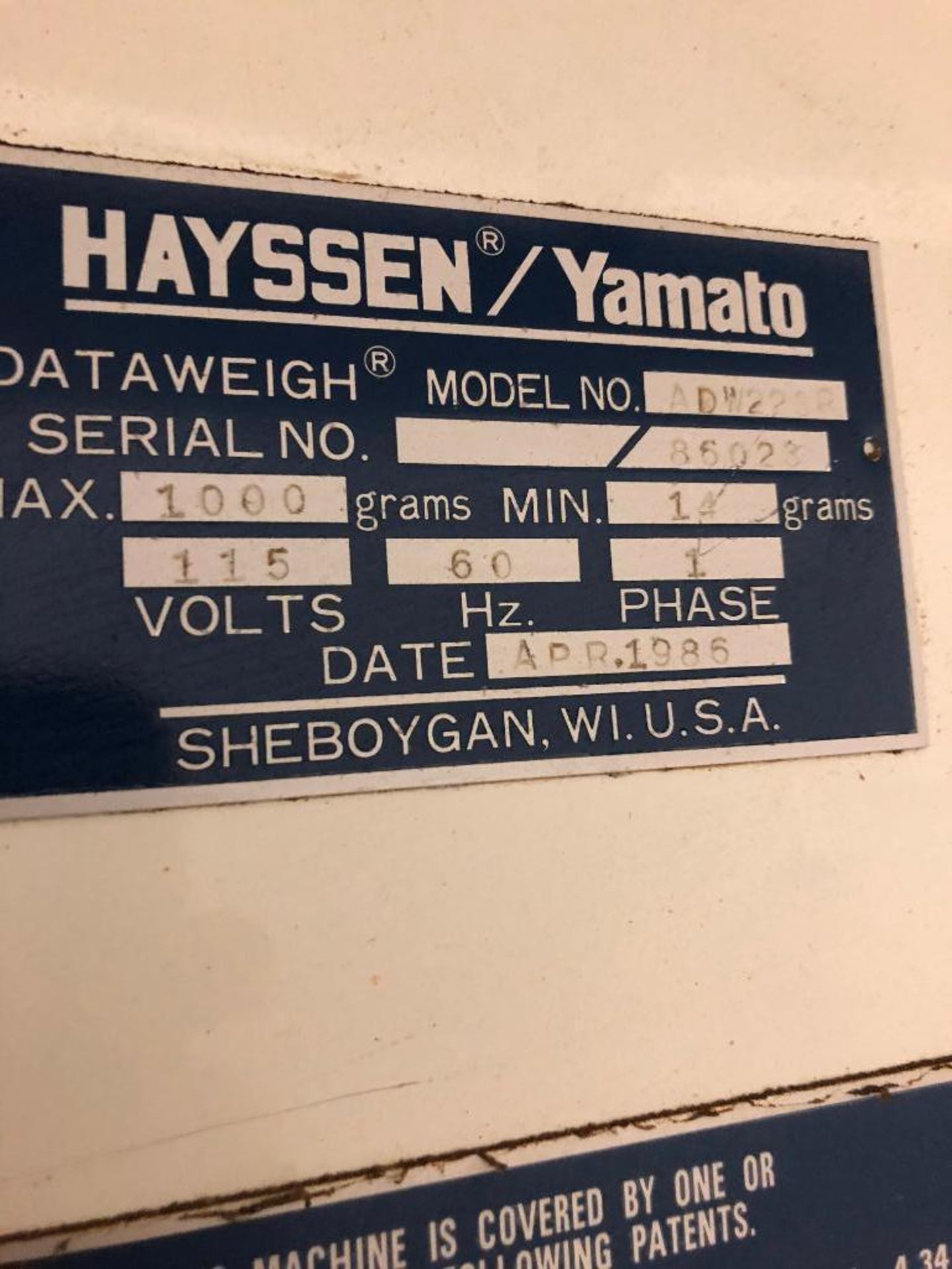 1986 Hayssen 12 bucket scale. (Located in Lancaster, PA) - Image 17 of 18