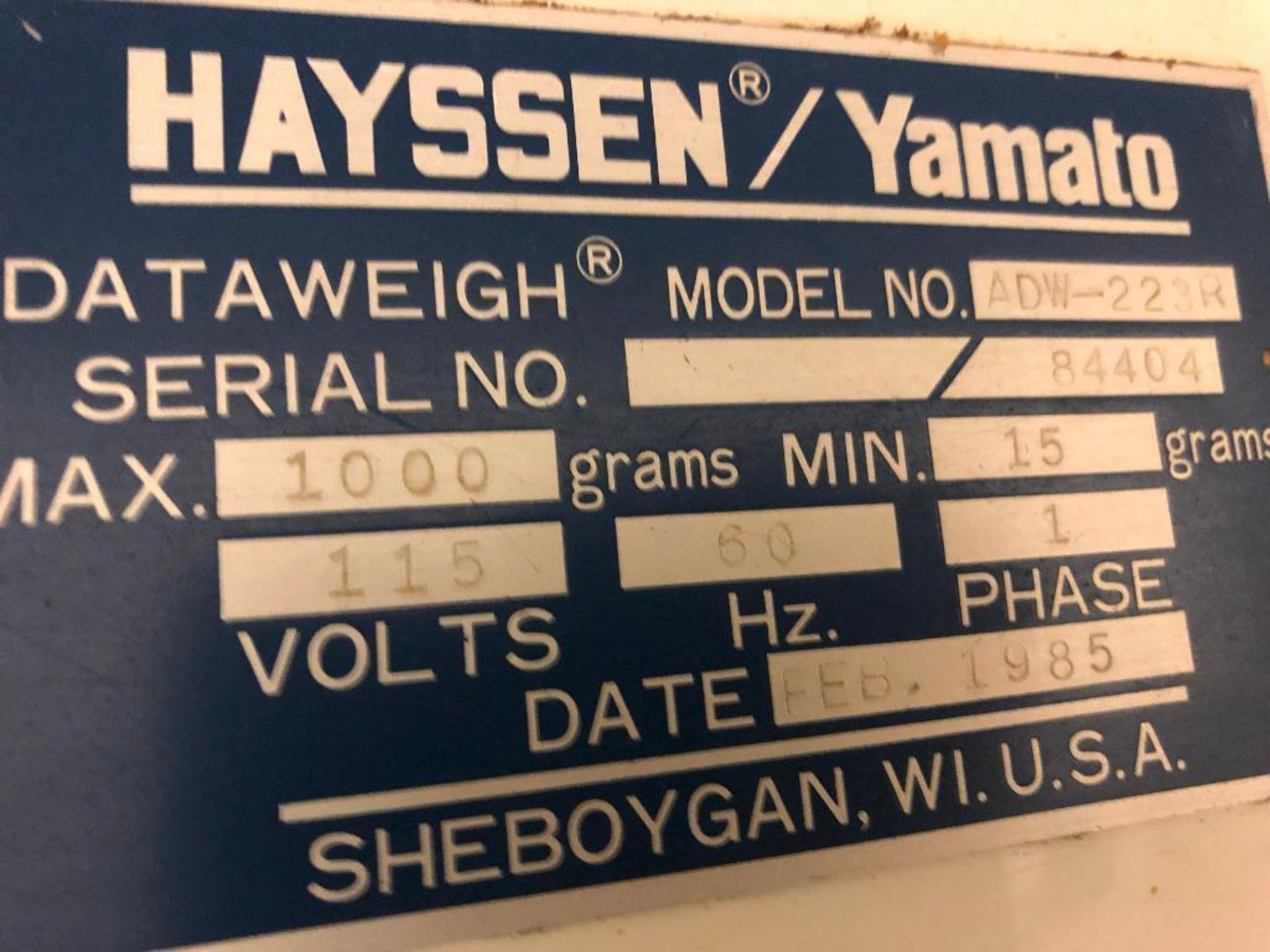 1985 Hayssen 12 bucket scale. (Located in Lancaster, PA) - Image 23 of 24