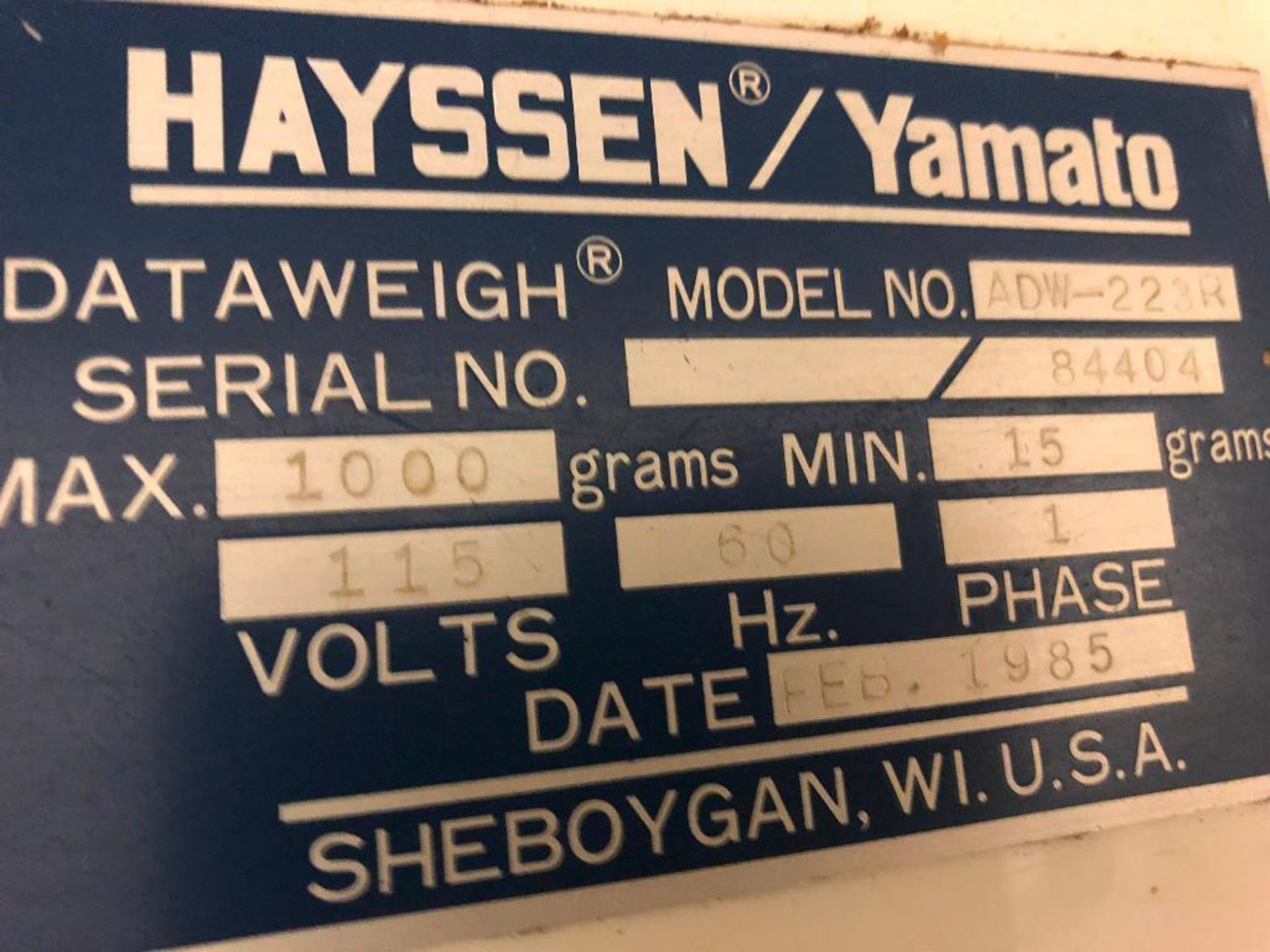 1985 Hayssen 12 bucket scale. (Located in Lancaster, PA) - Image 24 of 24