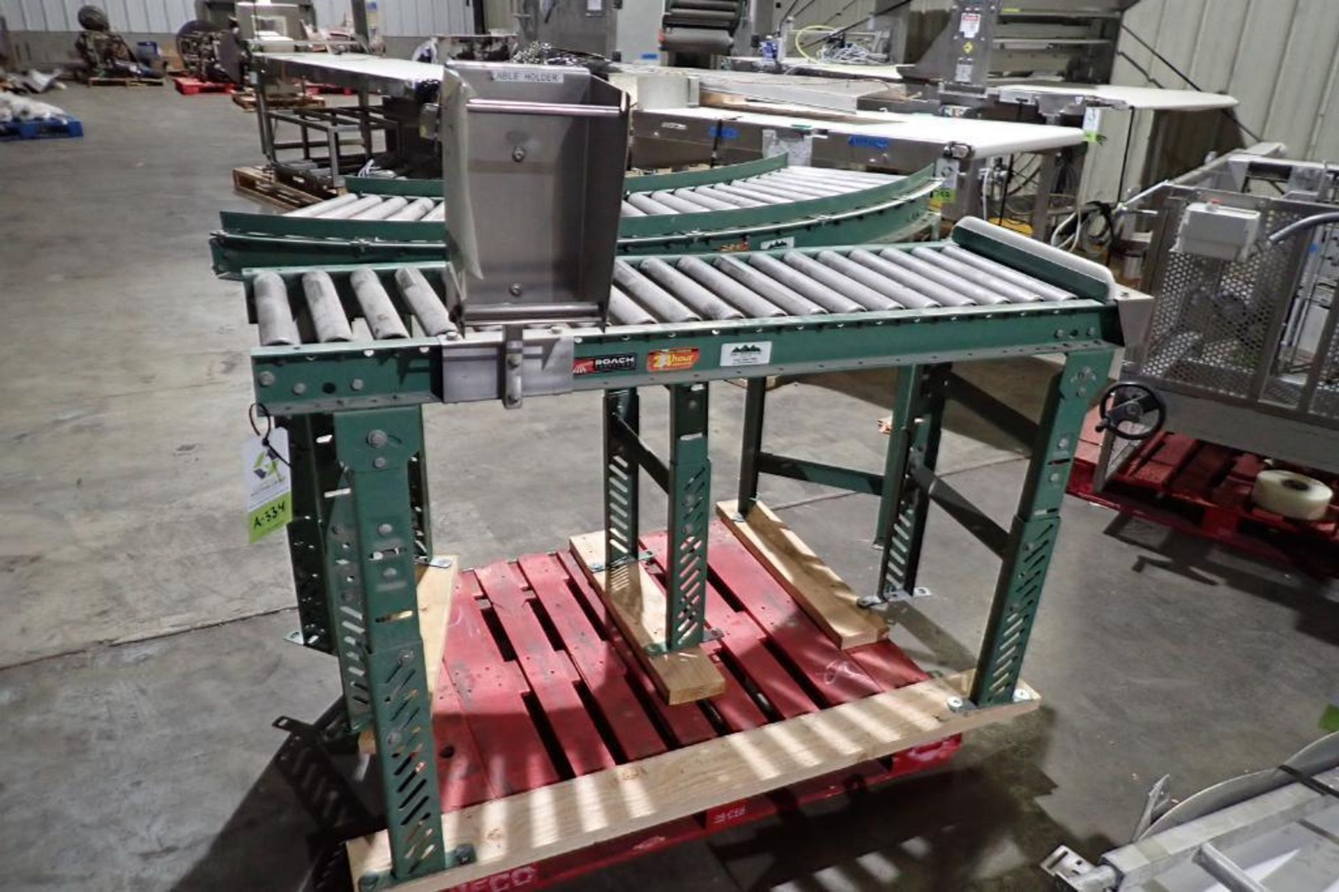 Roach mild steel gravity roller conveyor. (Located in Lodi, CA) - Image 11 of 14