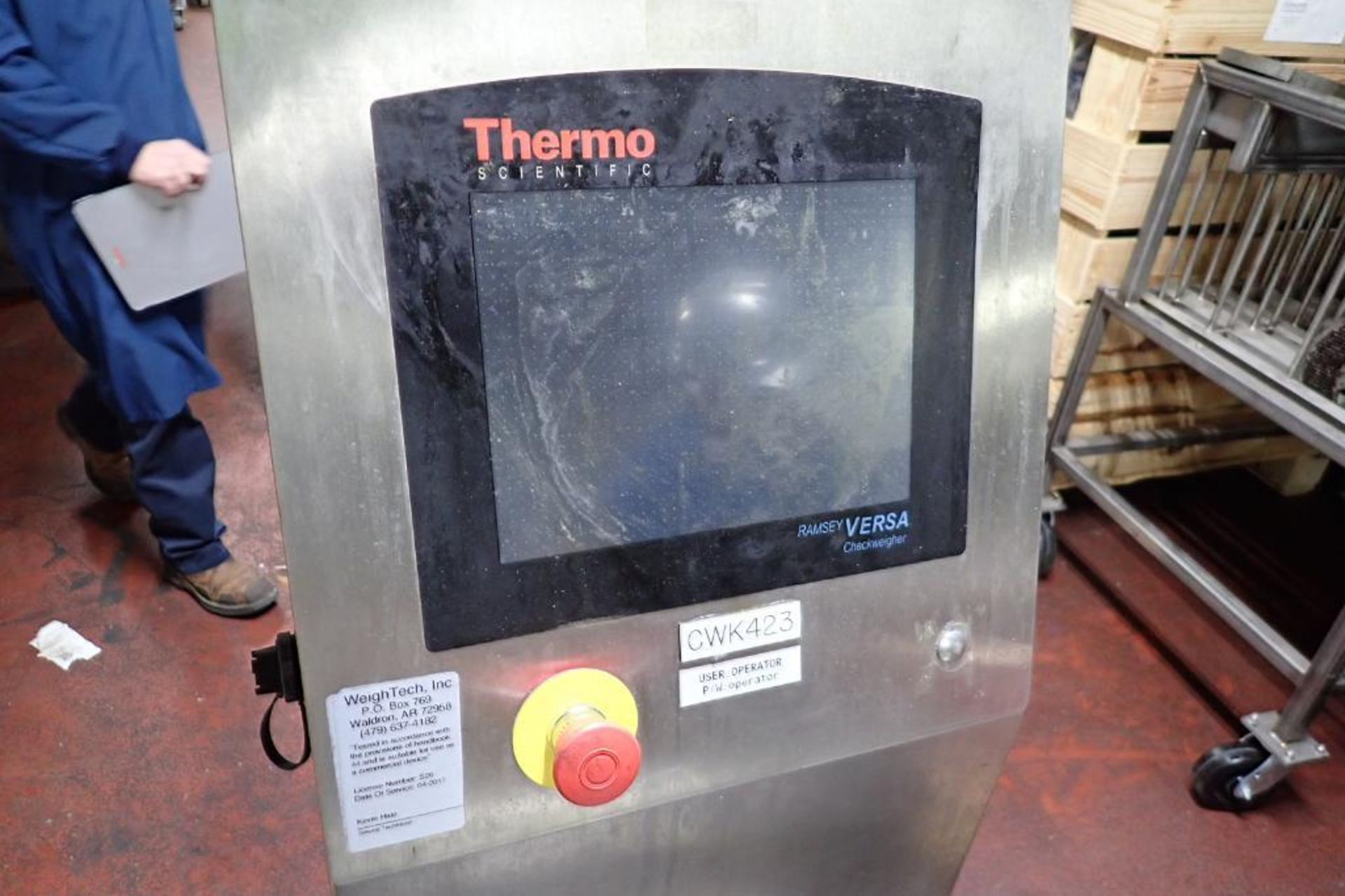 2010 Thermo checkweigher - (Located in Fayetteville, AR) - Image 3 of 8