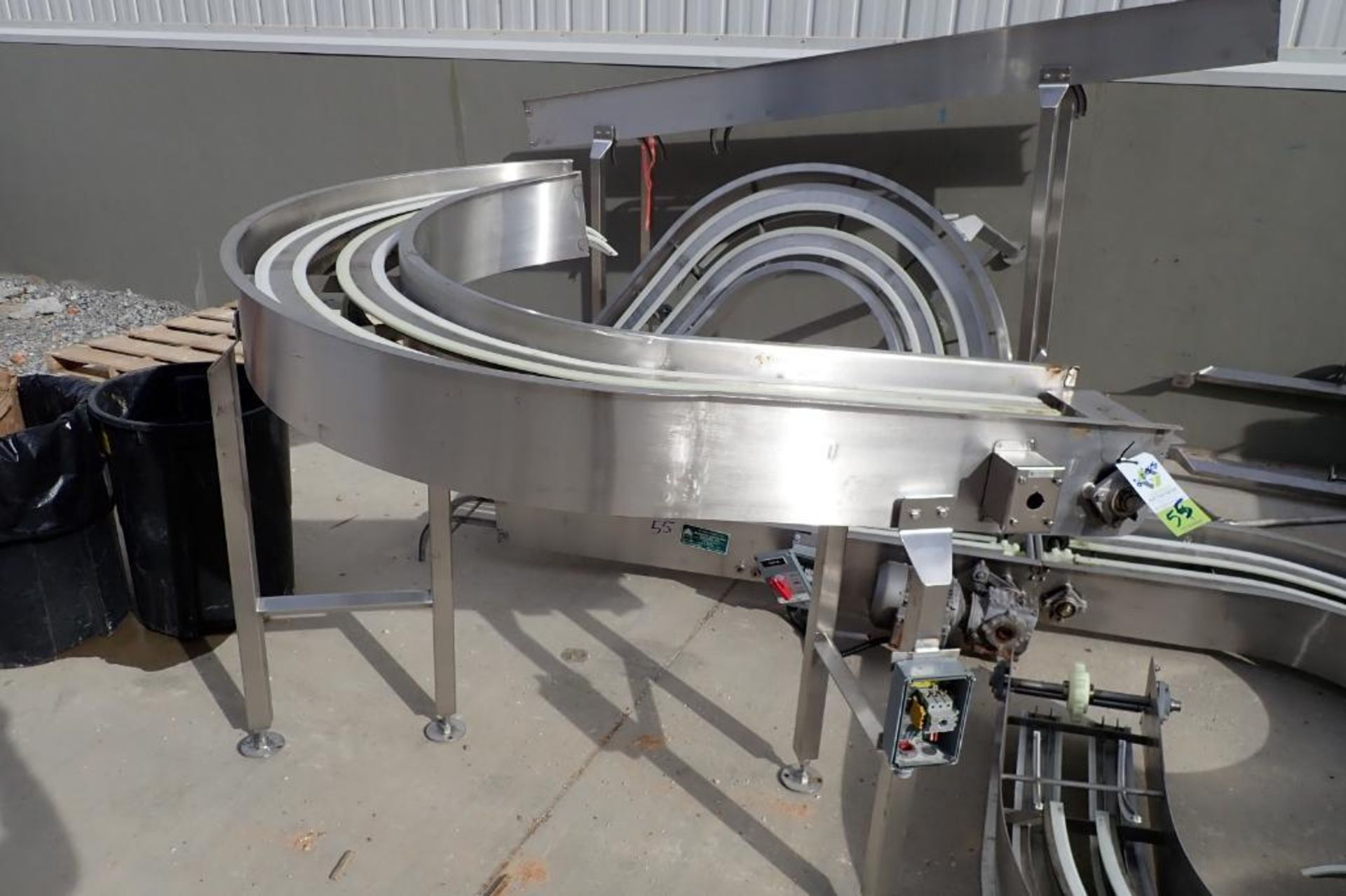 Hanover Conveying oval up spiral conveyor - (Located in Fayetteville, AR)