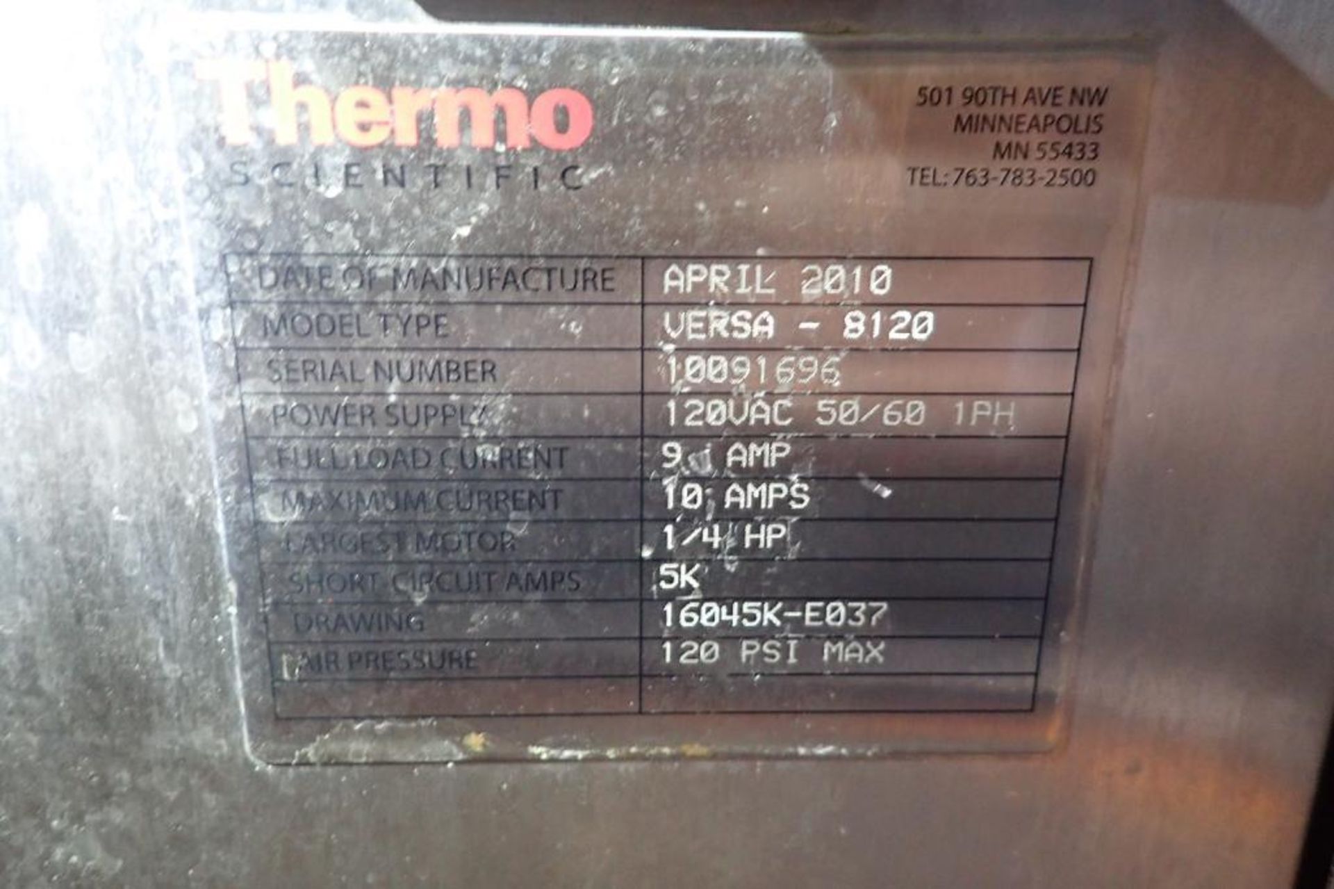 2010 Thermo checkweigher - (Located in Fayetteville, AR) - Image 6 of 9