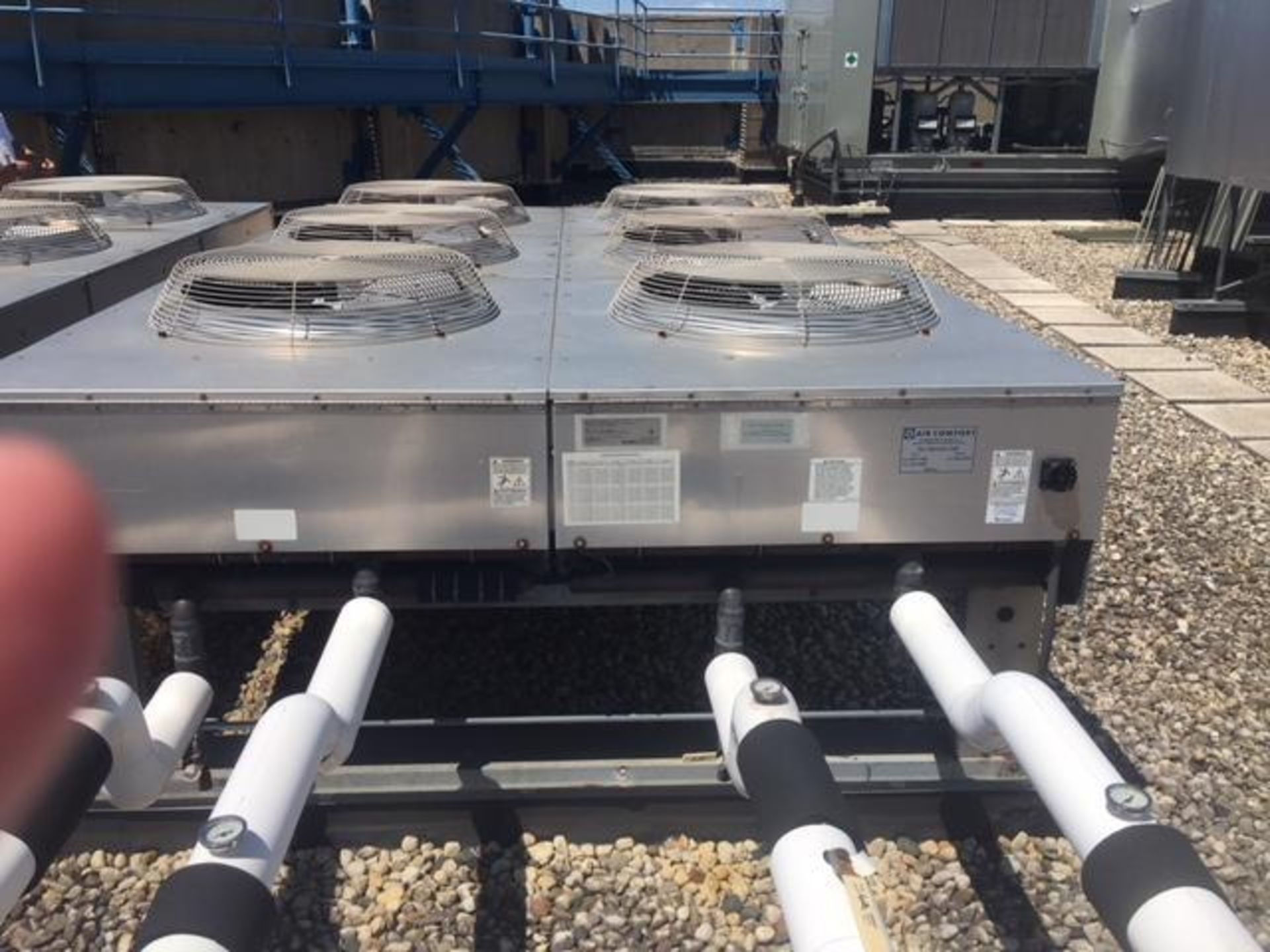 (2) 2008 Liebert 6-fan roof top dry condensers - (Located in Naperville, IL) - Image 6 of 9