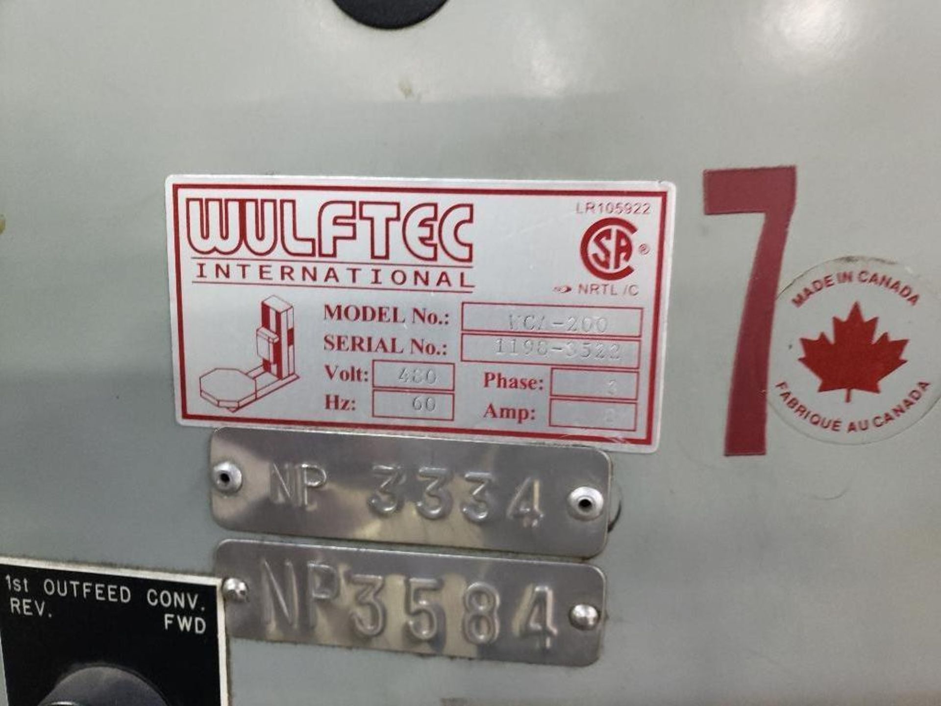 Wulftec stretch wrapper - (Located in Newport, TN) - Image 6 of 16