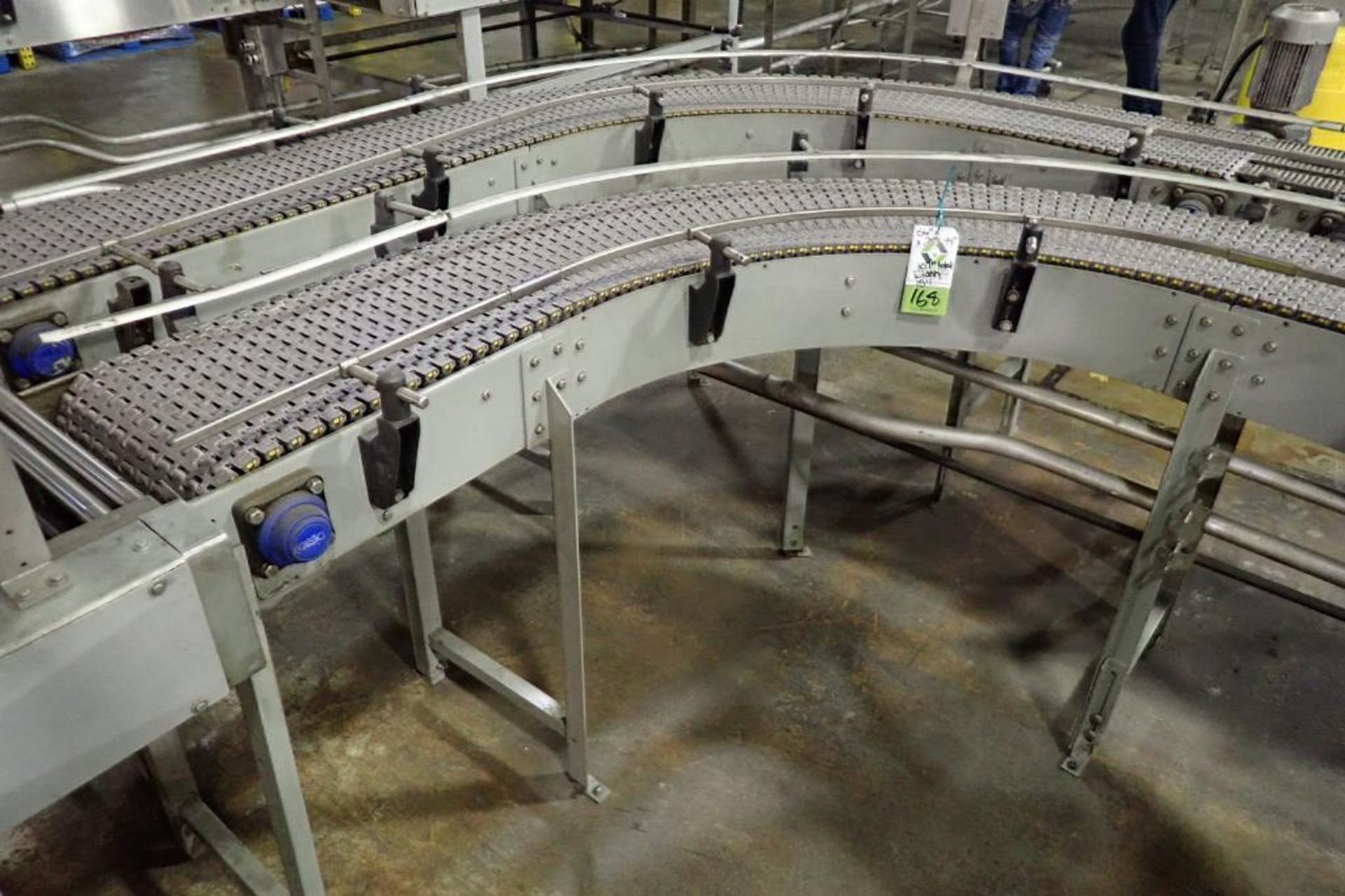 Mild steel U-shape plastic interlock belt conveyor - (Located in Newport, TN) - Image 3 of 7