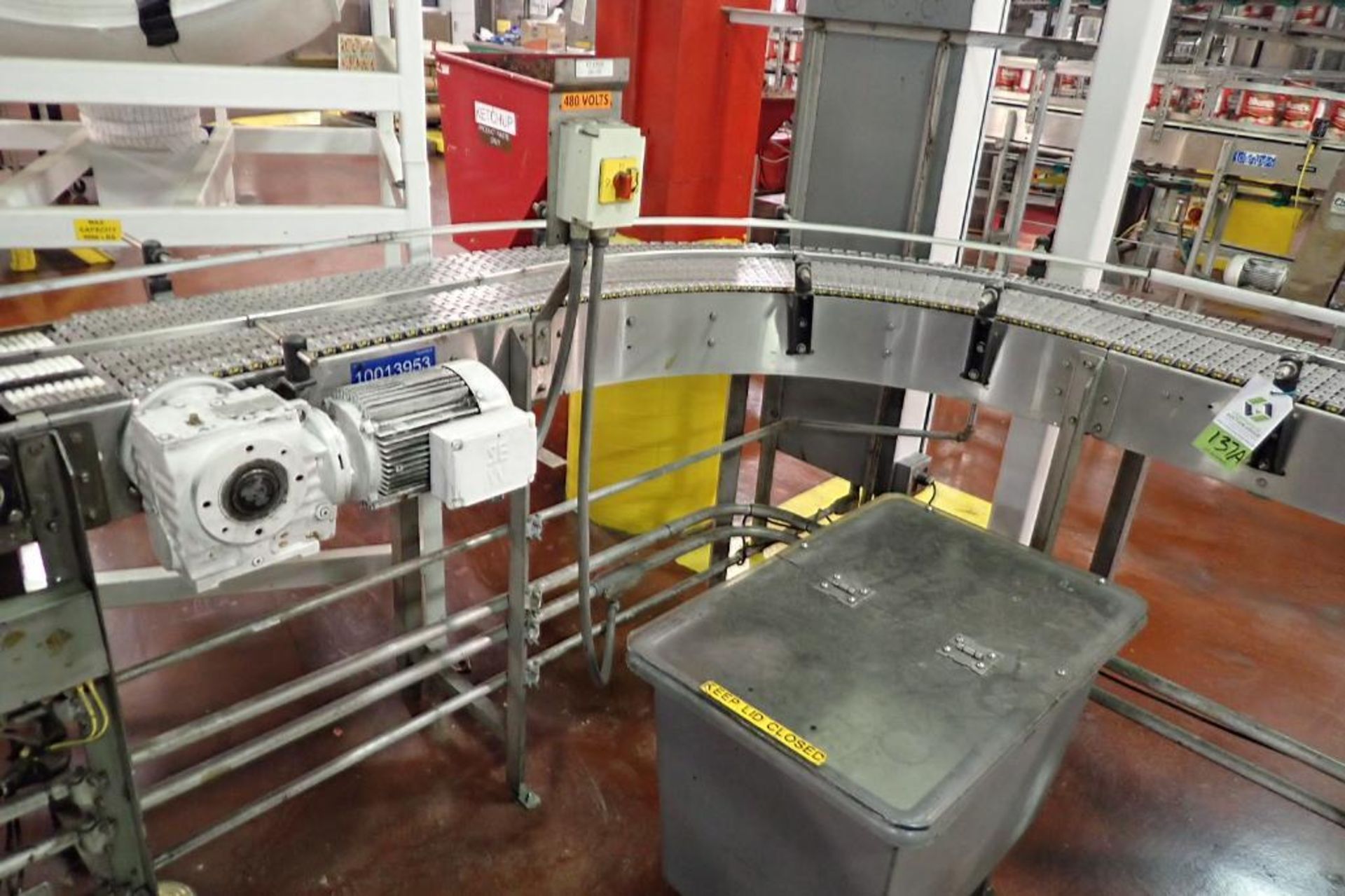 SS U-shape interlock plastic belt conveyor - (Located in Newport, TN) - Image 6 of 7