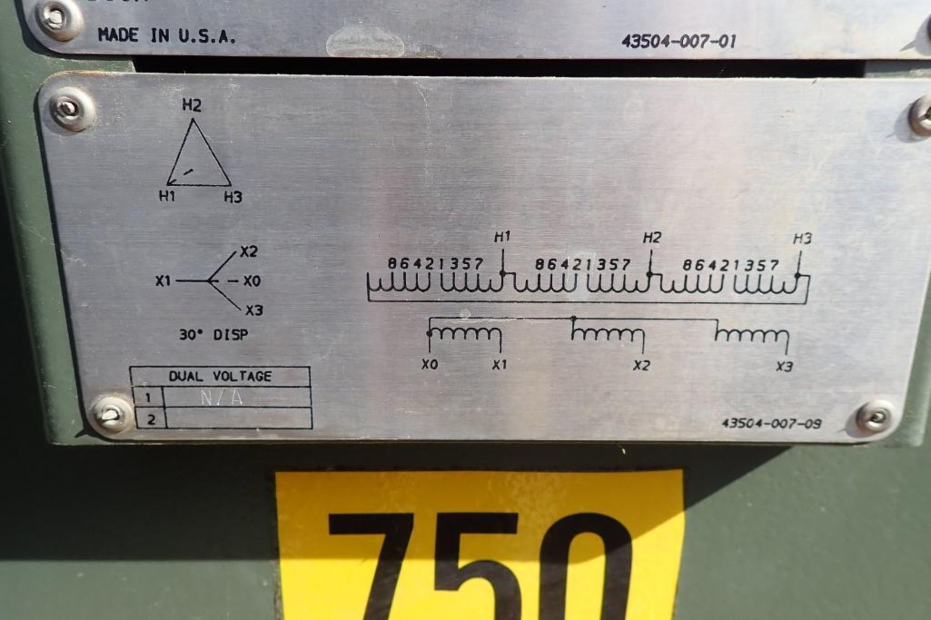 Square D 12,000 volt transformer - (Located in Fayetteville, AR) - Image 7 of 10