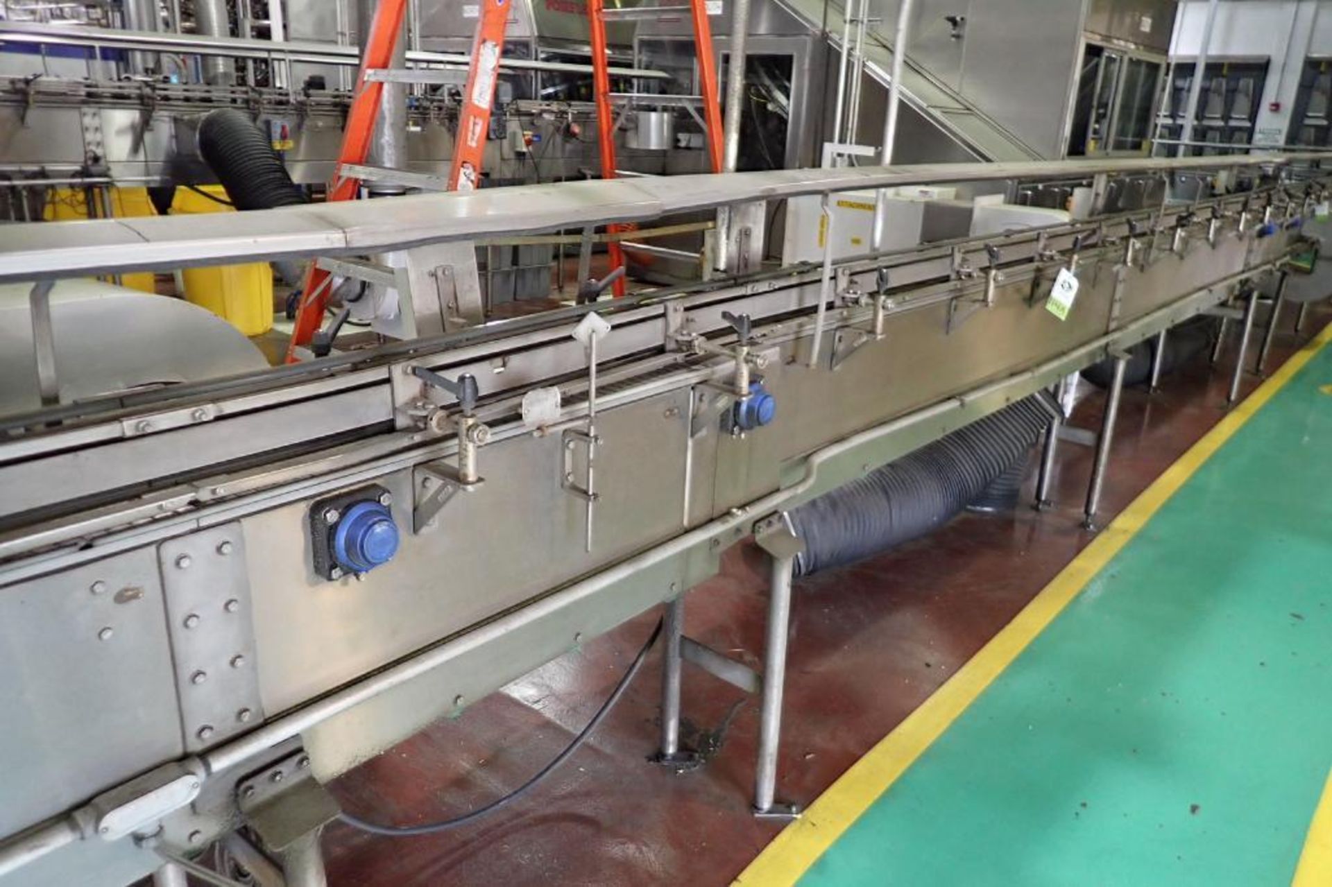 GEBO SS adjustable can conveyor - (Located in Newport, TN) - Image 2 of 7