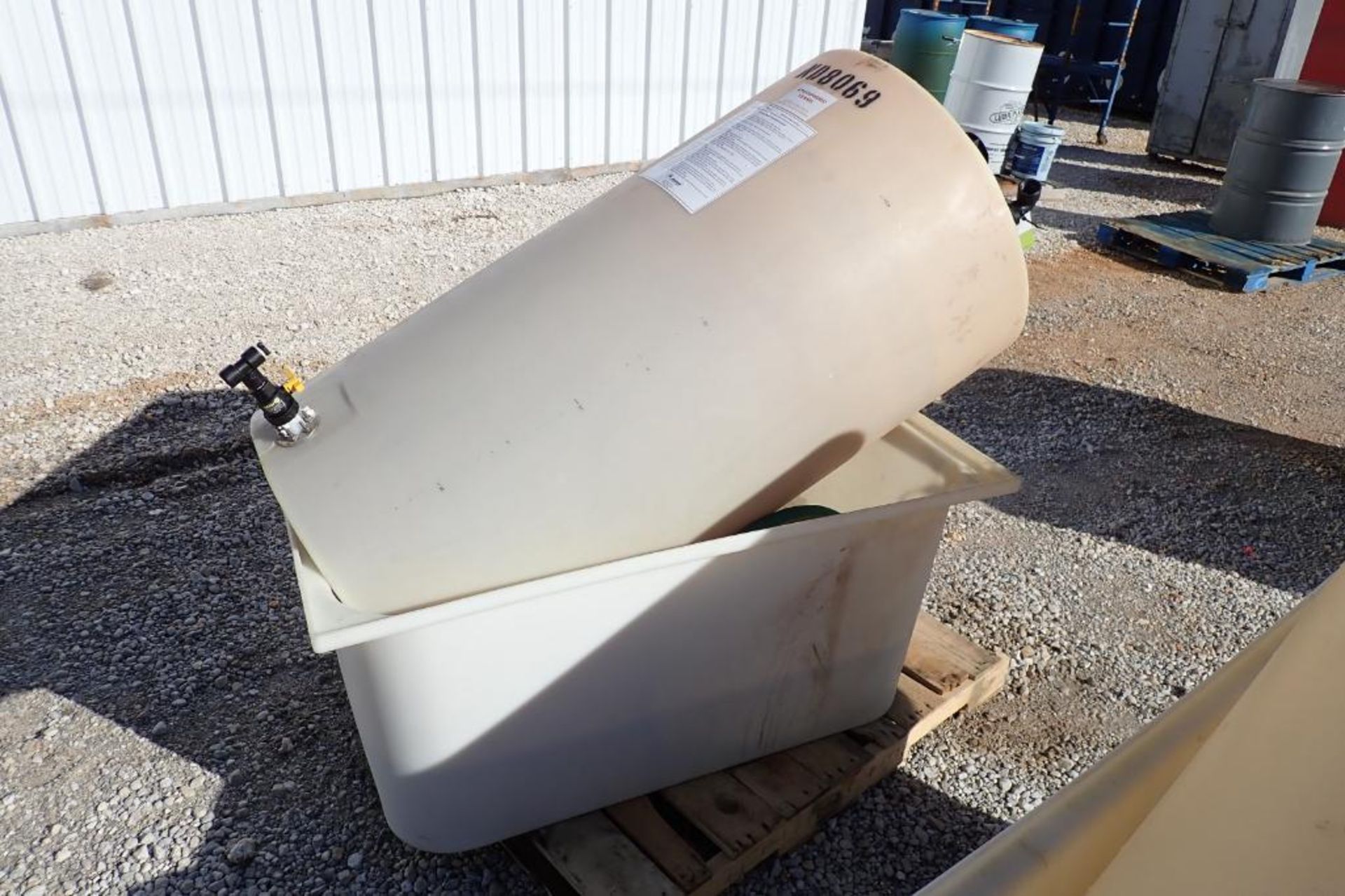 (3) Poly chemical 150 Gal. storage tanks - (Located in Fayetteville, AR) - Image 5 of 8